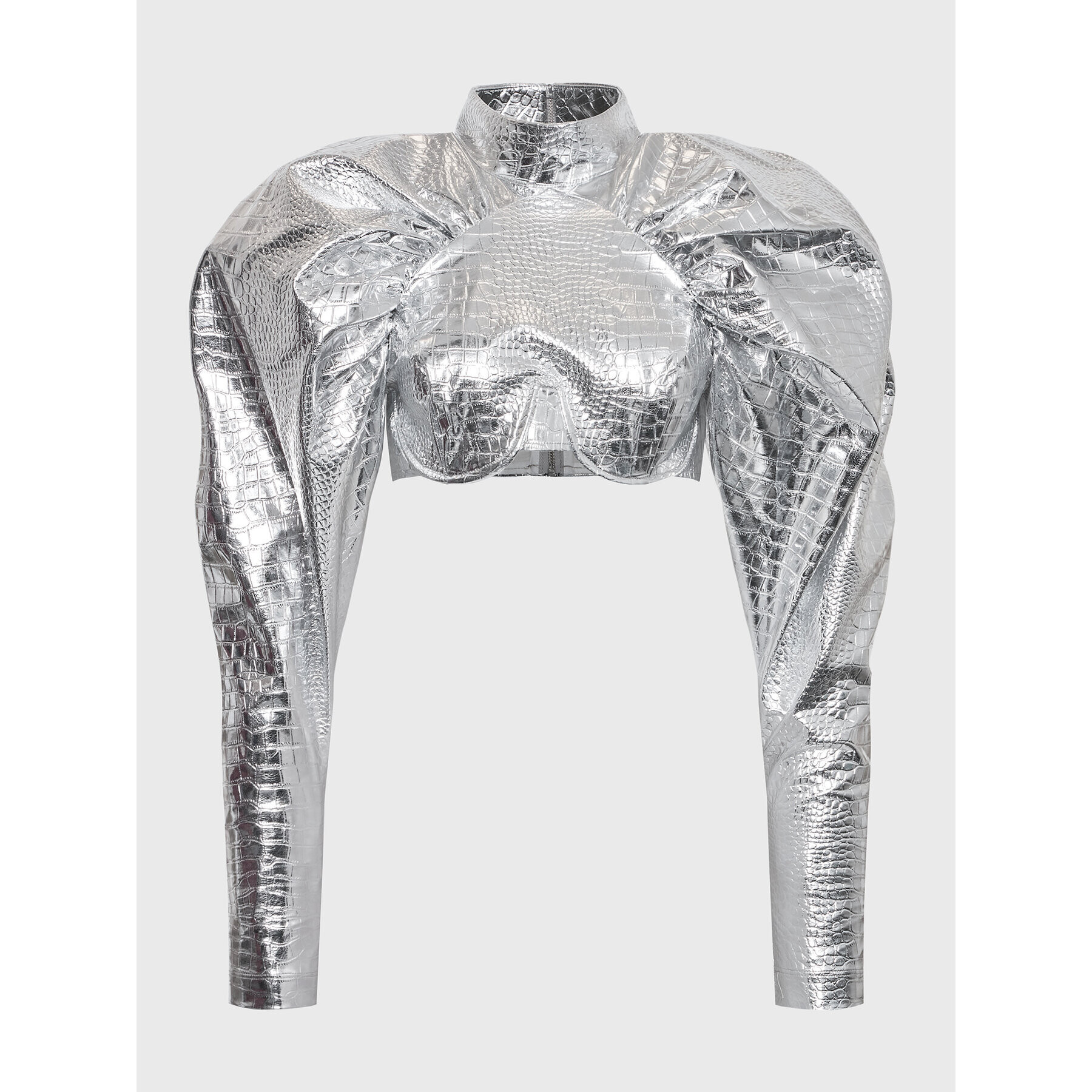 ROTATE Блуза Evoliiin RT2226 Сребрист Regular Fit - Pepit.bg