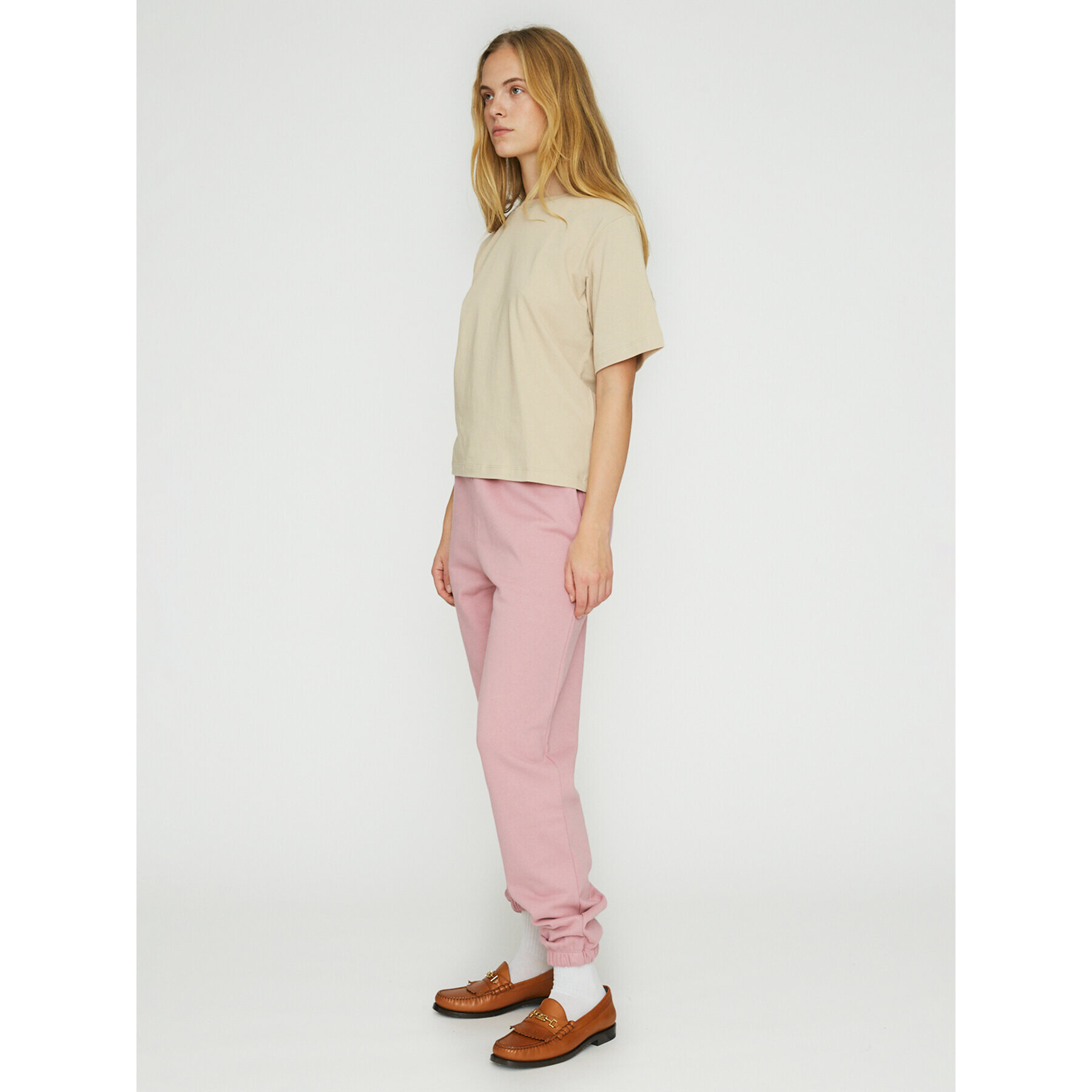 ROTATE Долнище анцуг Mimi RT472 Розов Loose Fit - Pepit.bg