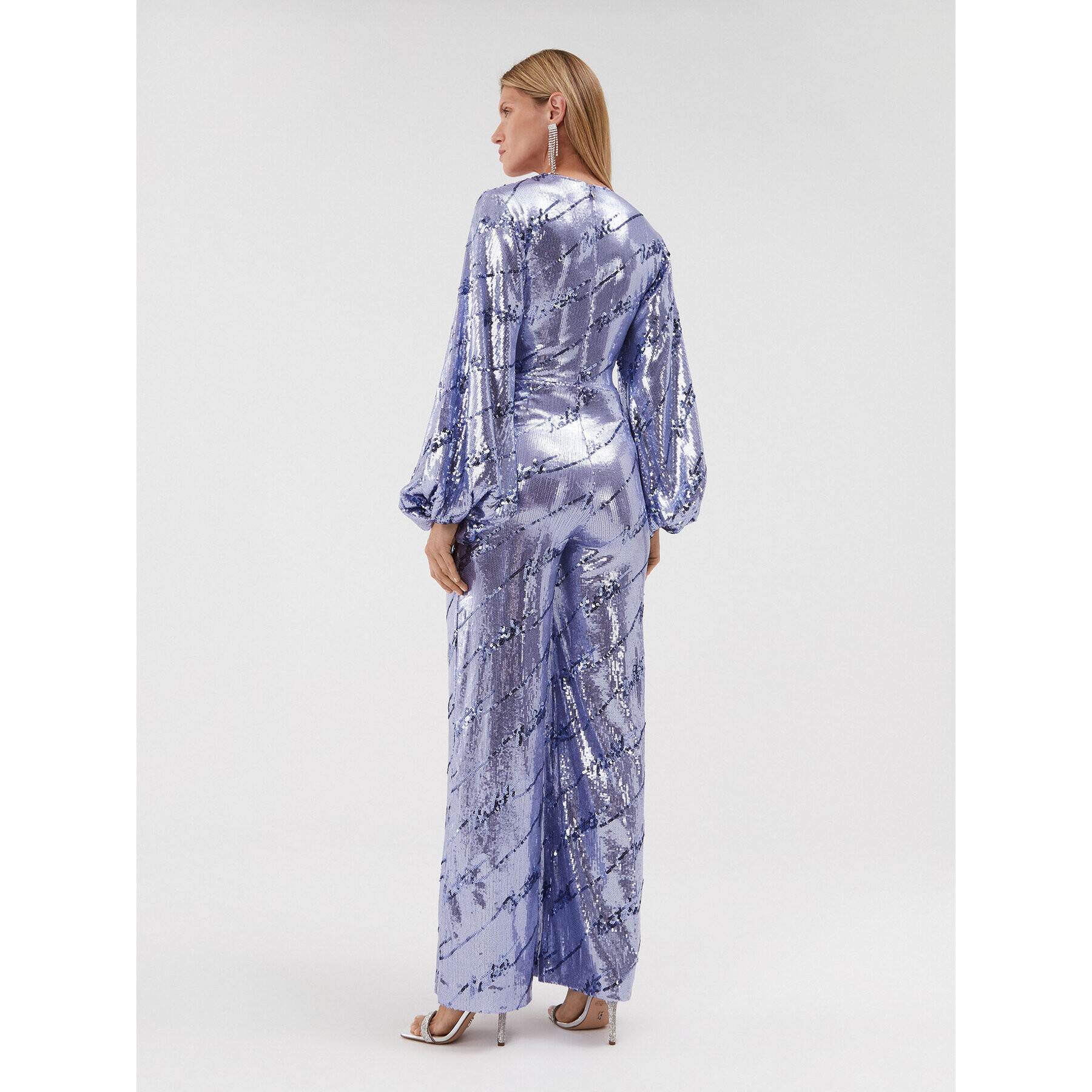 ROTATE Гащеризон Sequins Jumpsuit 1114532846 Виолетов Regular Fit - Pepit.bg