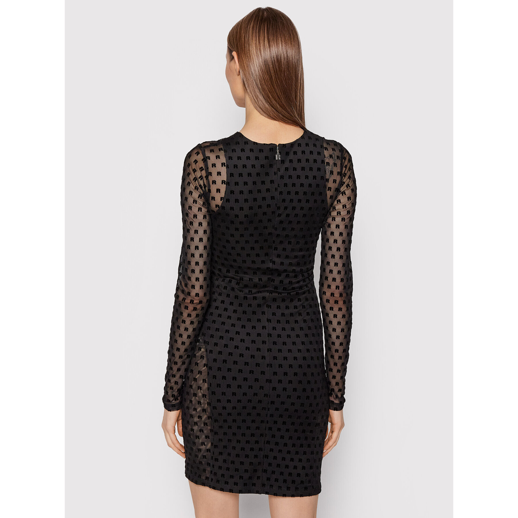 ROTATE Коктейлна рокля Monique RT851 Черен Slim Fit - Pepit.bg