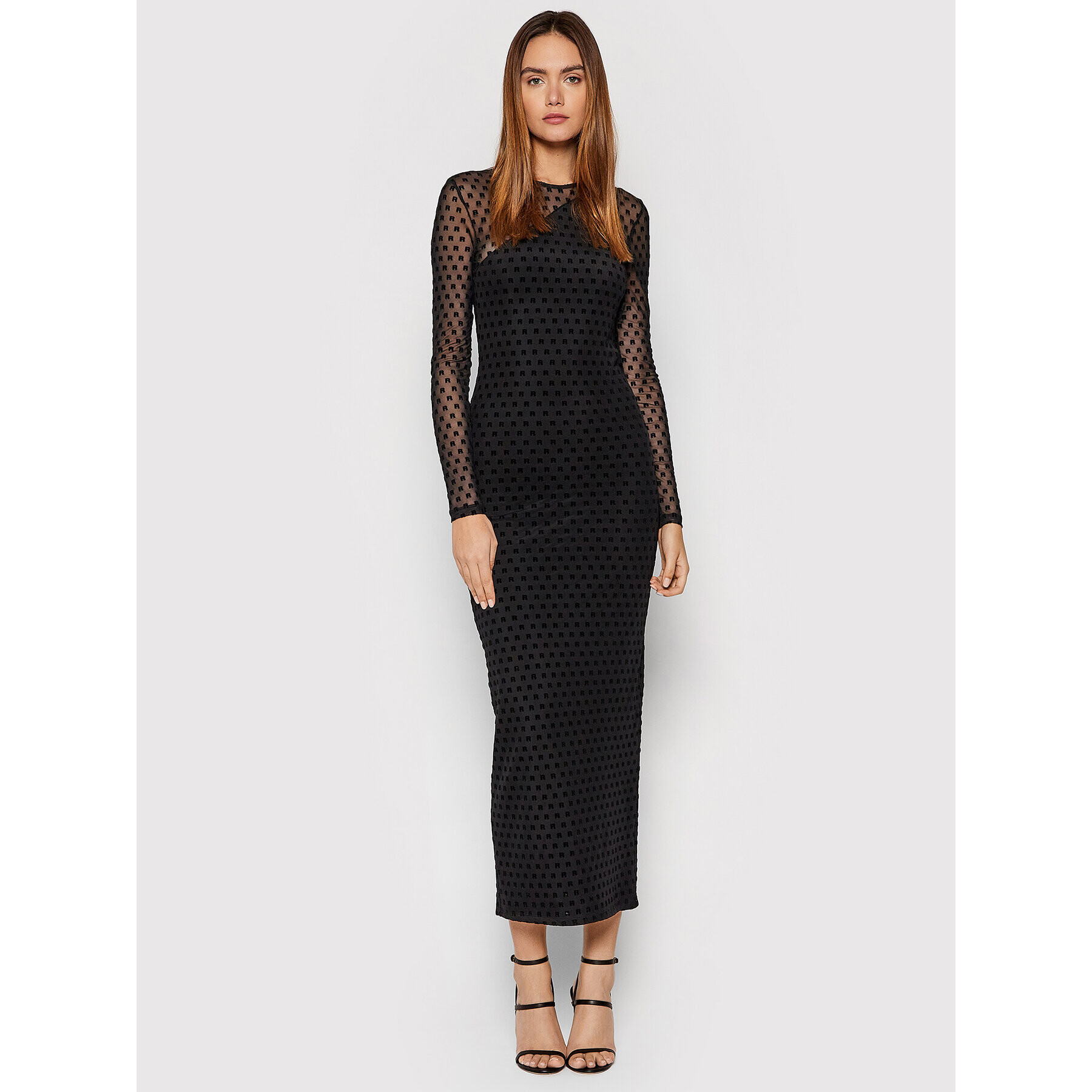 ROTATE Коктейлна рокля Isadora RT850 Черен Slim Fit - Pepit.bg