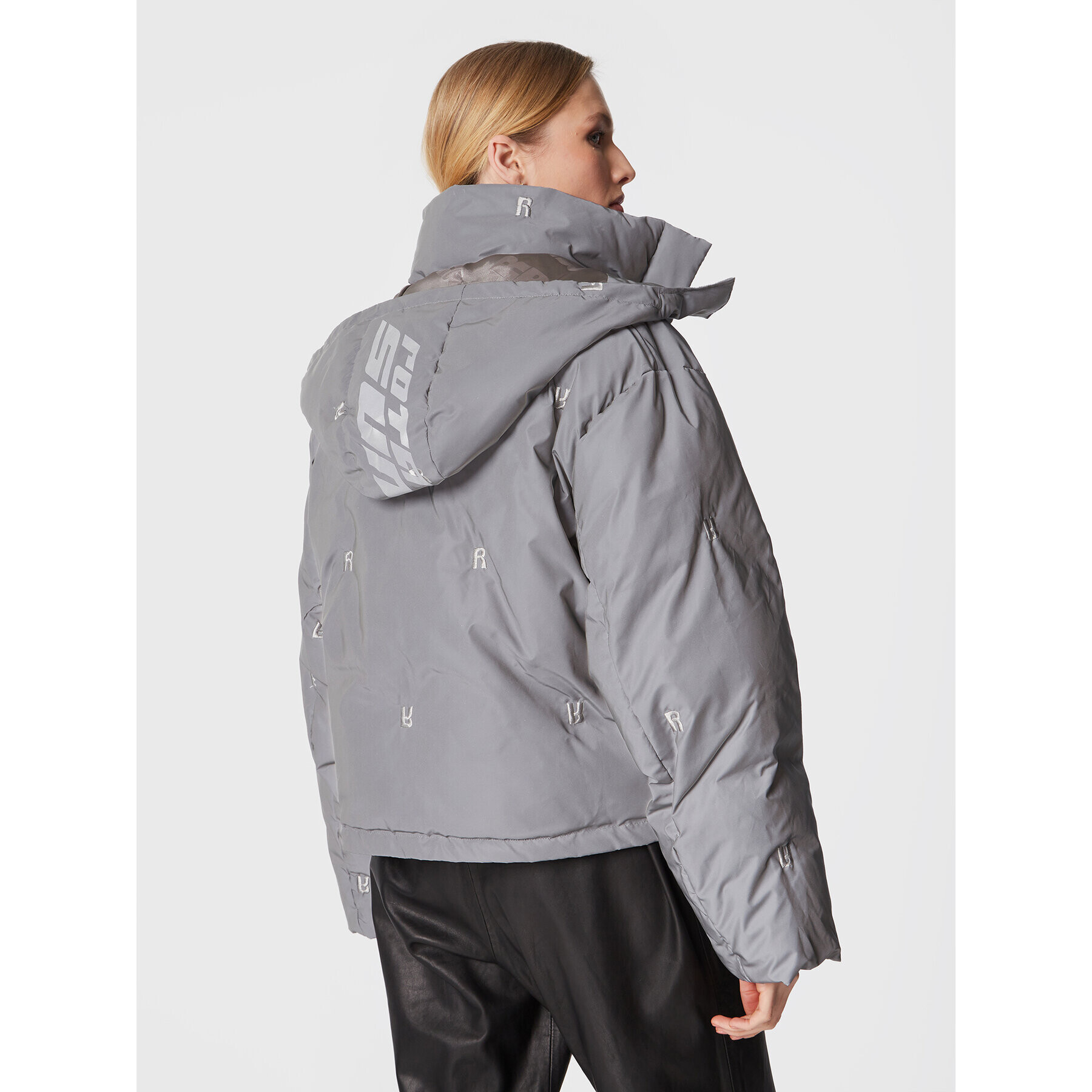 ROTATE Пухено яке Padded Quilt RT2096 Сив Regular Fit - Pepit.bg