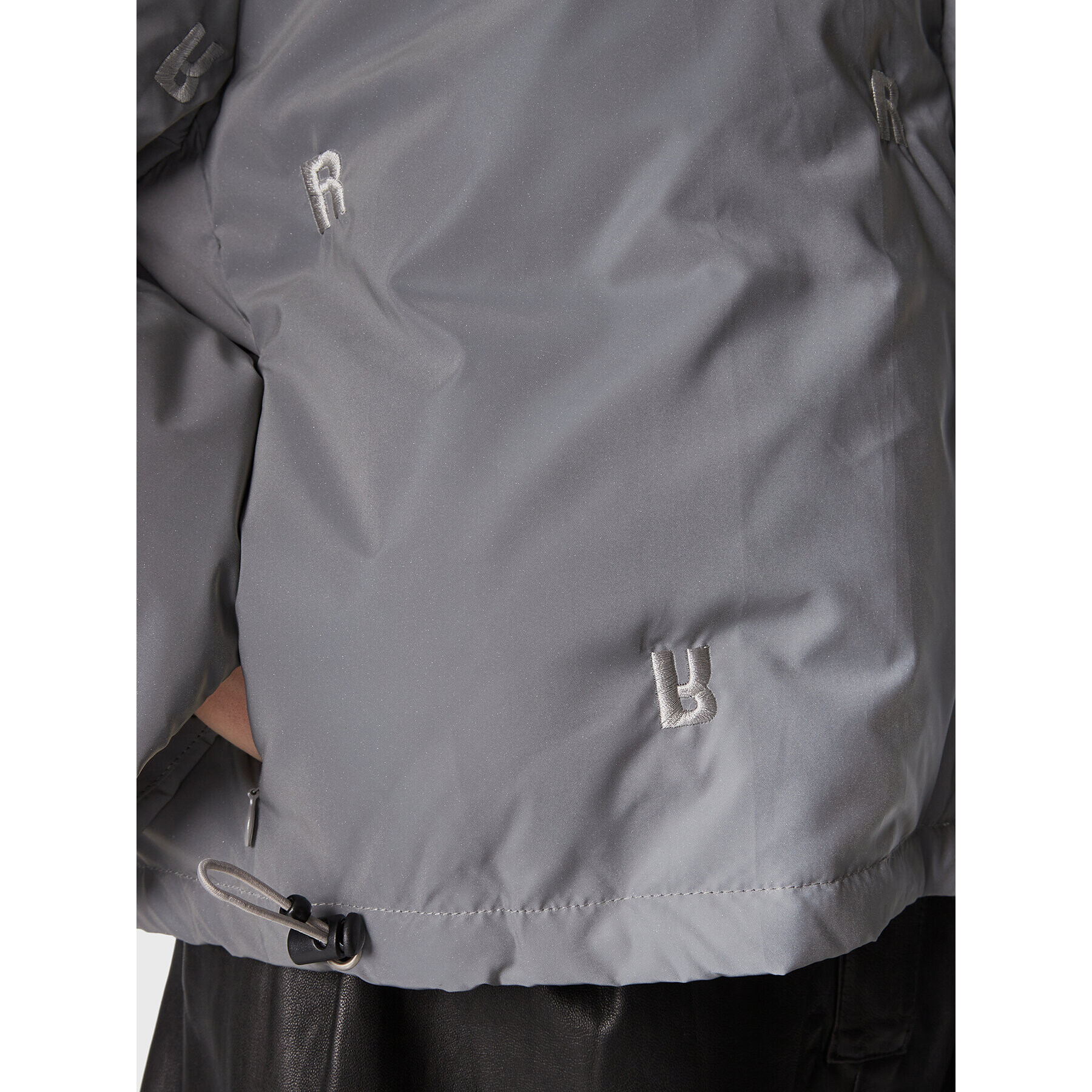 ROTATE Пухено яке Padded Quilt RT2096 Сив Regular Fit - Pepit.bg