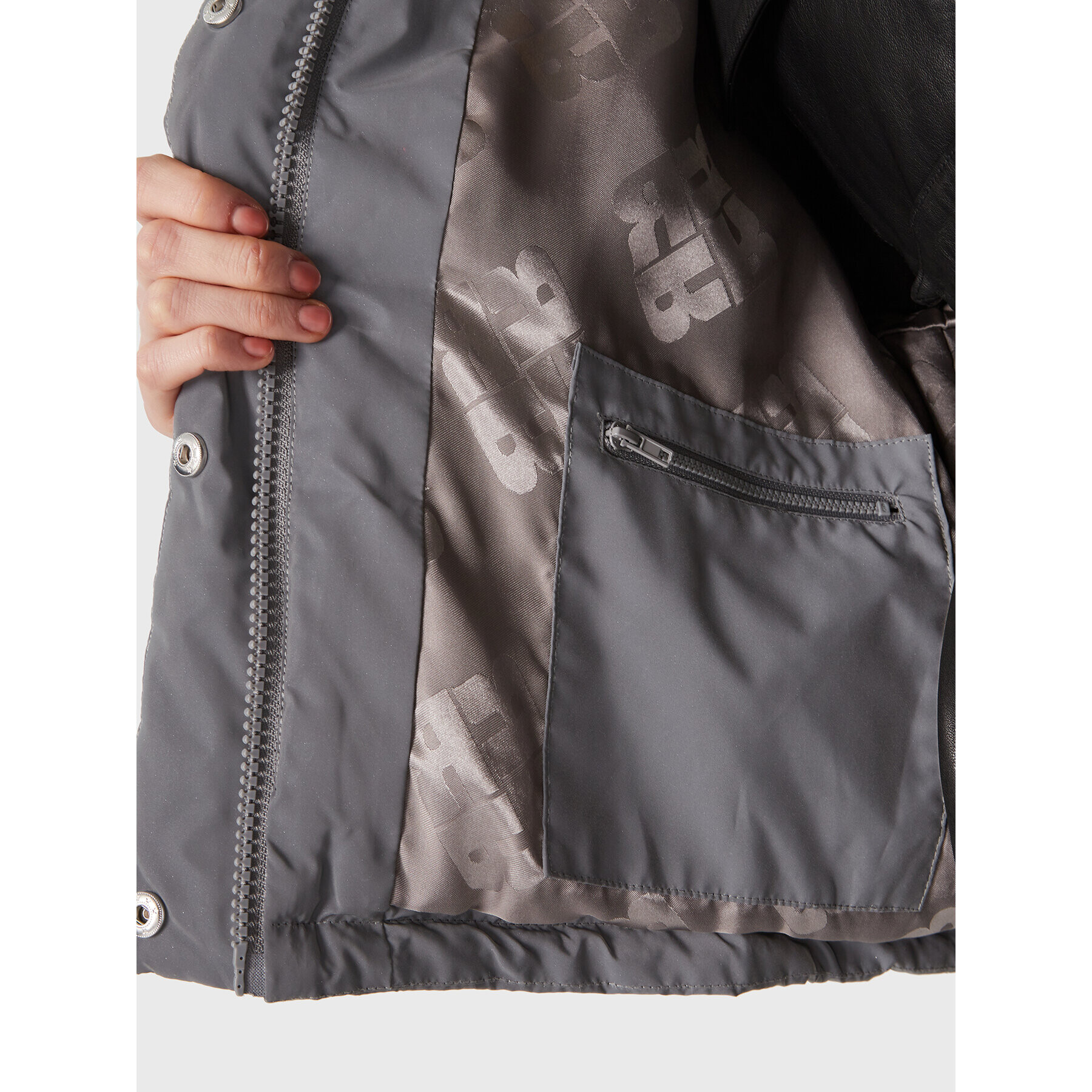 ROTATE Пухено яке Padded Quilt RT2096 Сив Regular Fit - Pepit.bg