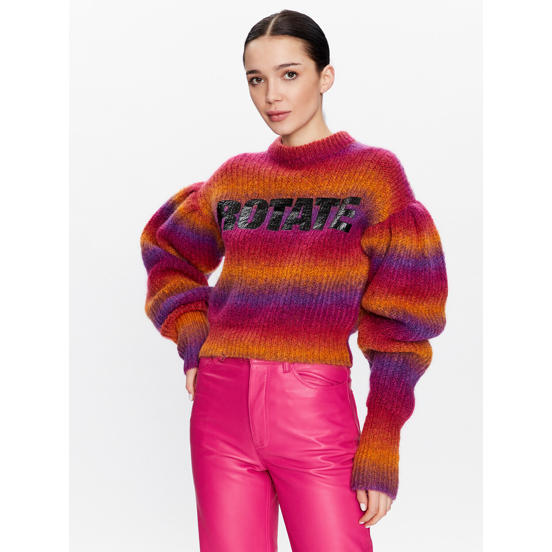 ROTATE Пуловер Mohair Knit RT2403 Цветен Regular Fit - Pepit.bg