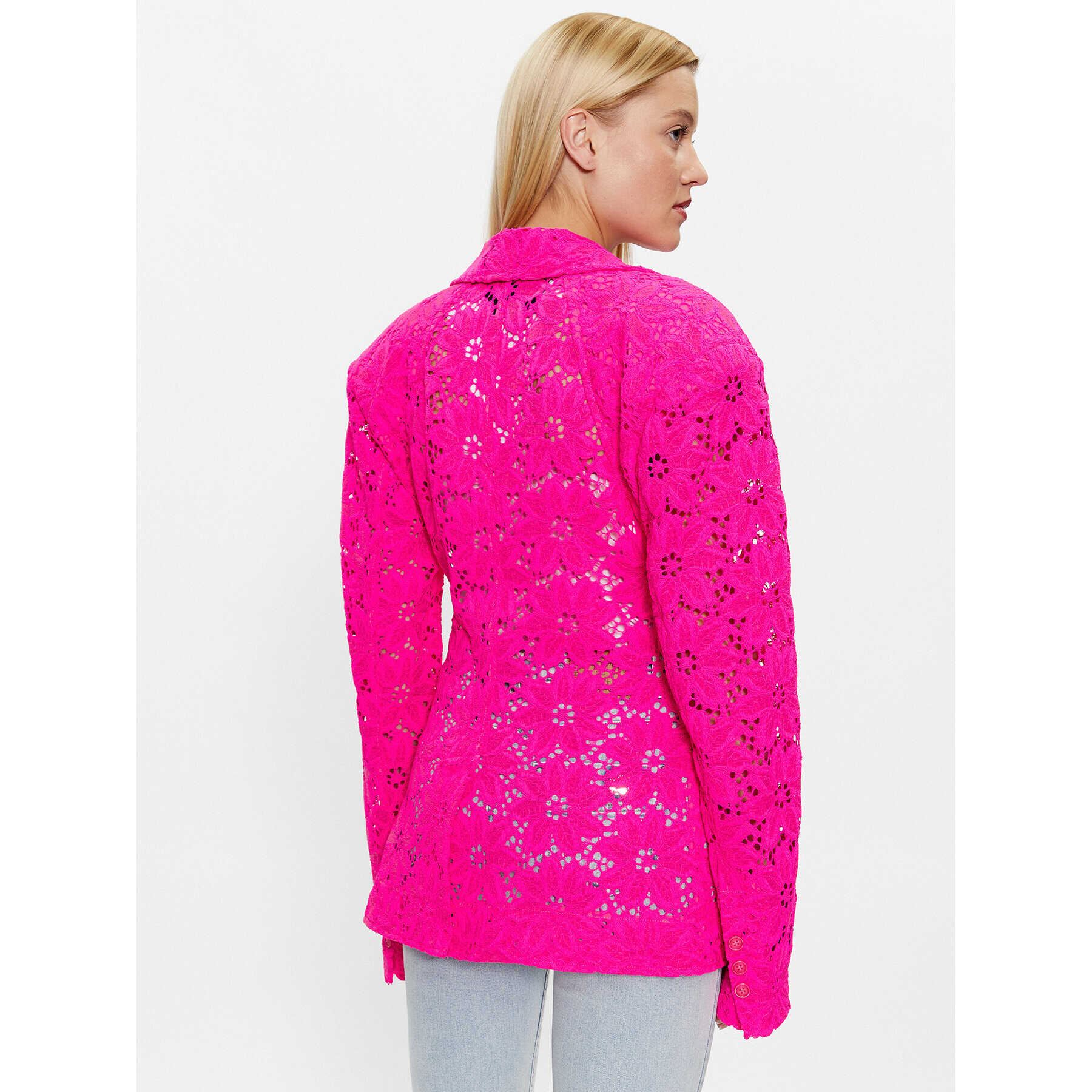 ROTATE Сако Lace Figure 1000141979 Розов Regular Fit - Pepit.bg
