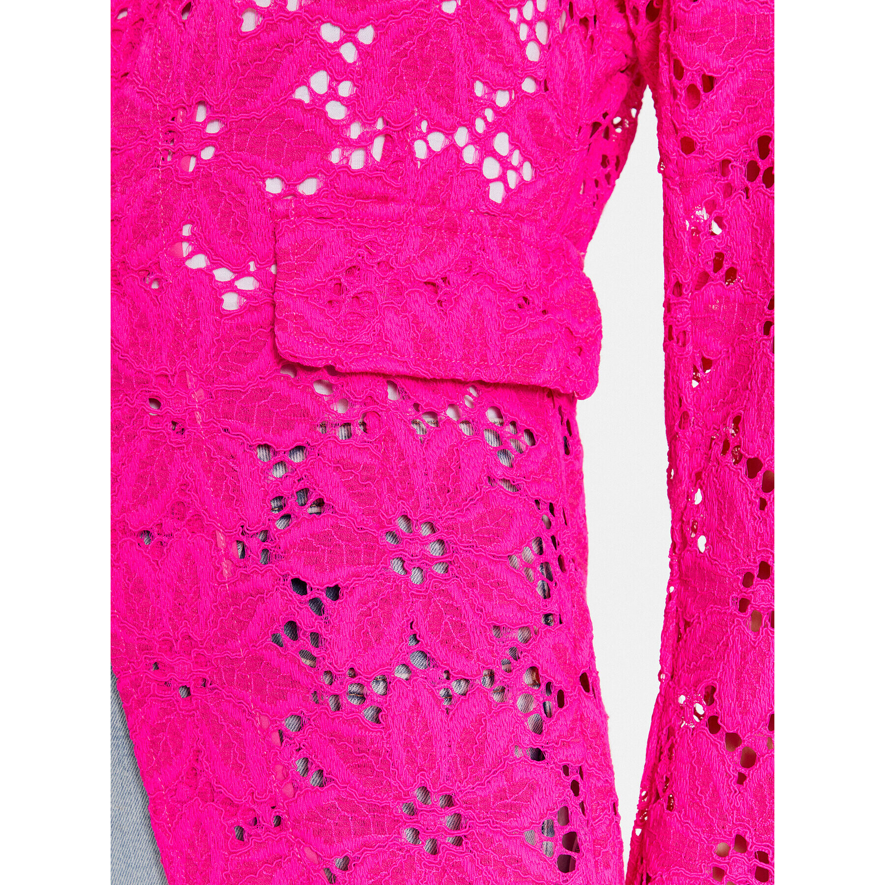 ROTATE Сако Lace Figure 1000141979 Розов Regular Fit - Pepit.bg