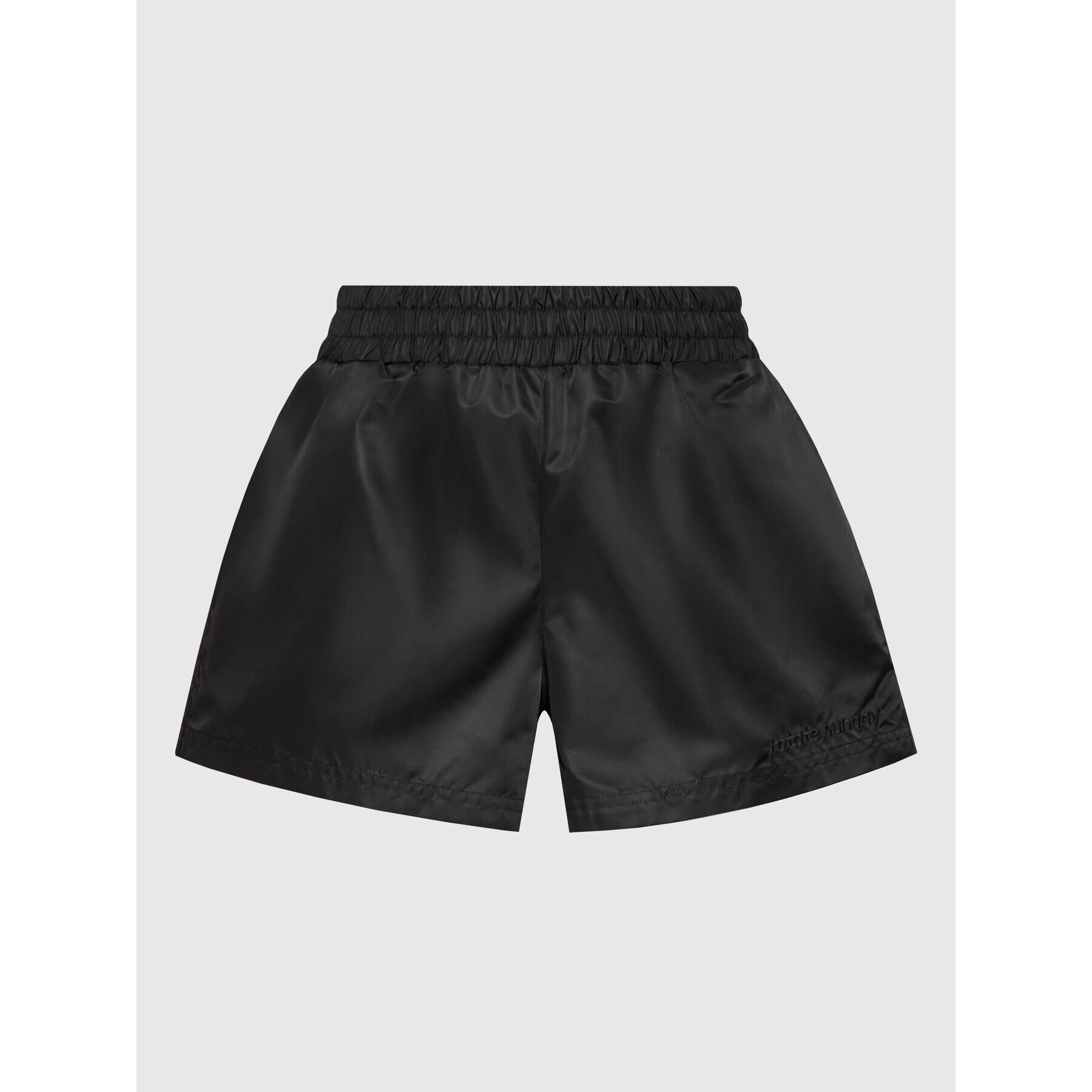 ROTATE Шорти от плат Roxanne RT1319 Черен Loose Fit - Pepit.bg