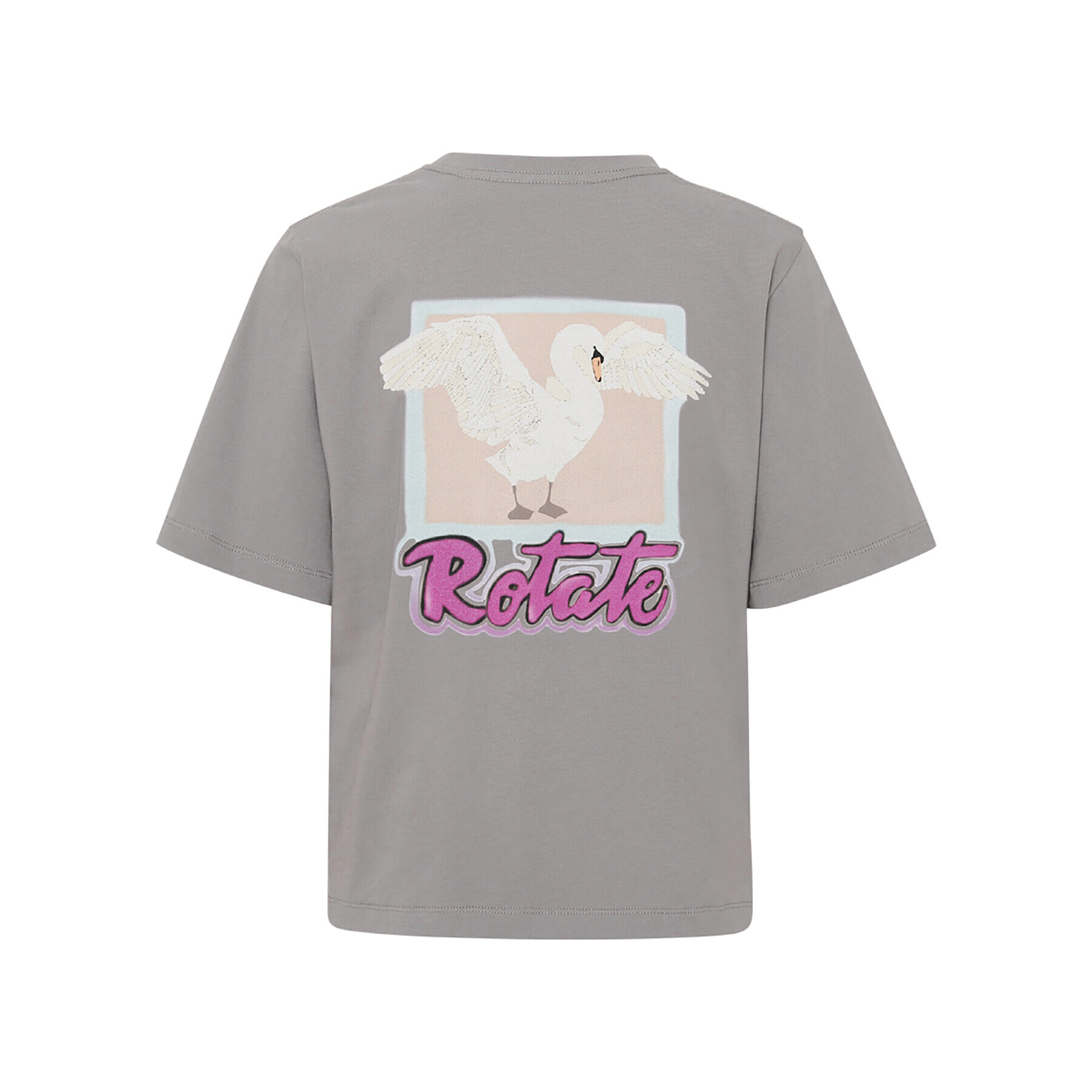 ROTATE Тишърт Asvera RT461 Сив Loose Fit - Pepit.bg