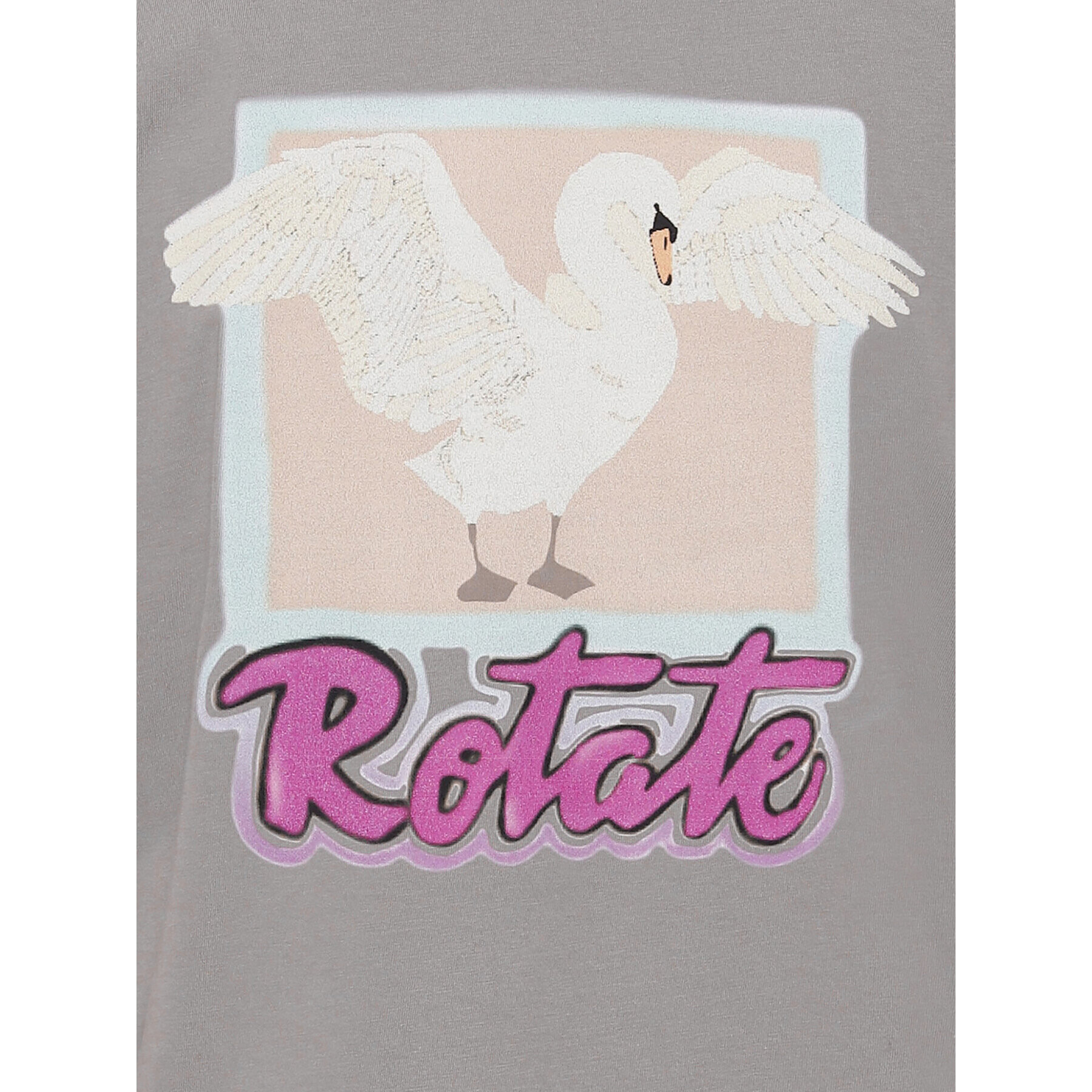 ROTATE Тишърт Asvera RT461 Сив Loose Fit - Pepit.bg
