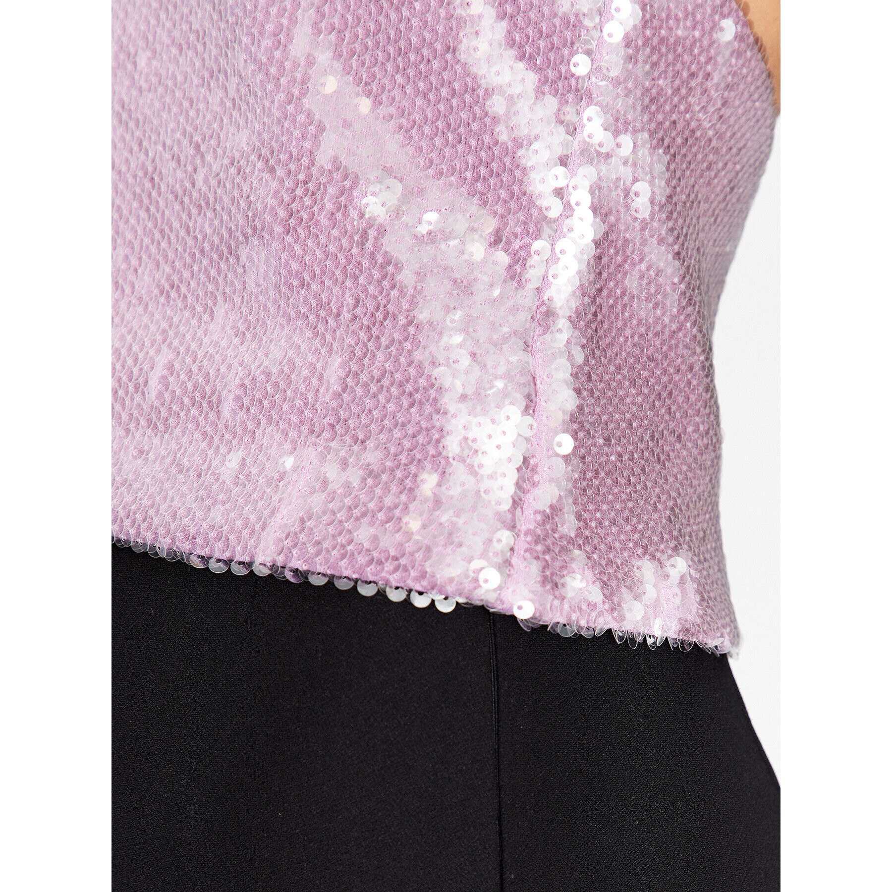 ROTATE топ Sequin RT2379 Виолетов Regular Fit - Pepit.bg