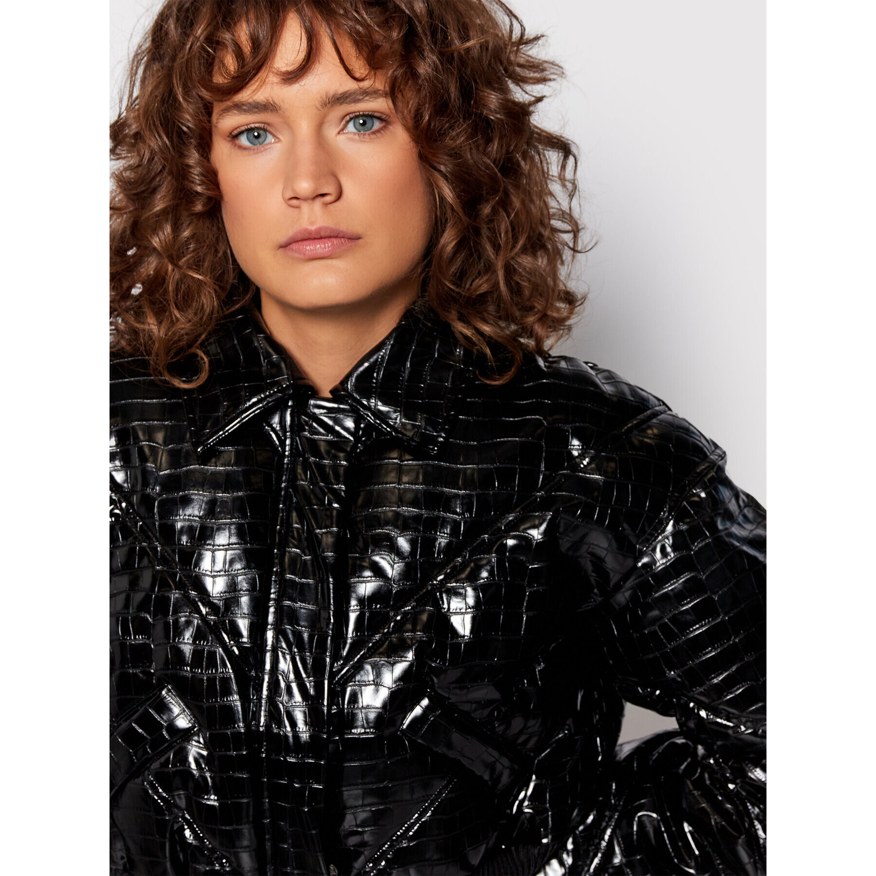 ROTATE Яке бомбър Rosa Bomber Jacket RT549 Черен Regular Fit - Pepit.bg