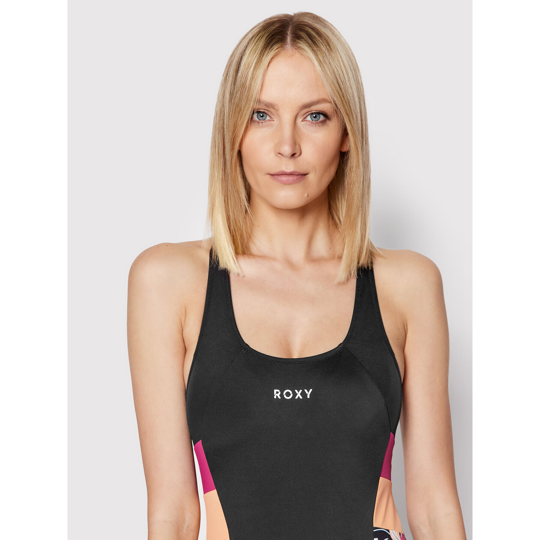 Roxy Бански костюм Active ERJX103429 Черен - Pepit.bg