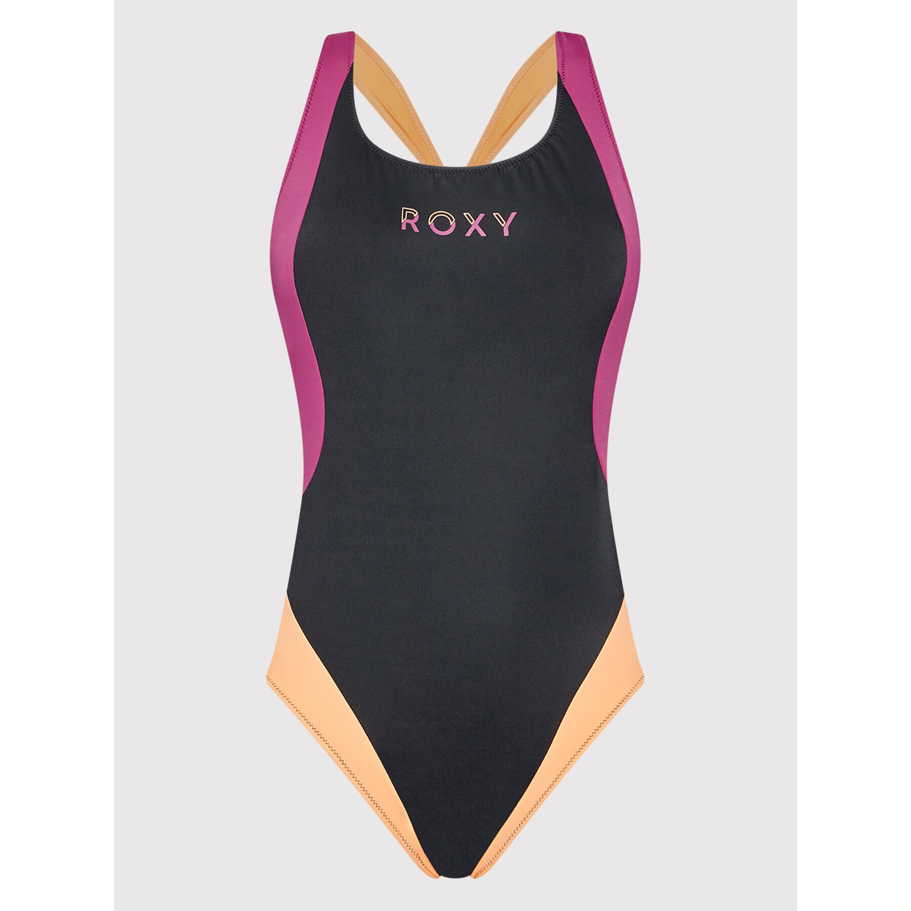 Roxy Бански костюм Active ERJX103431 Черен - Pepit.bg