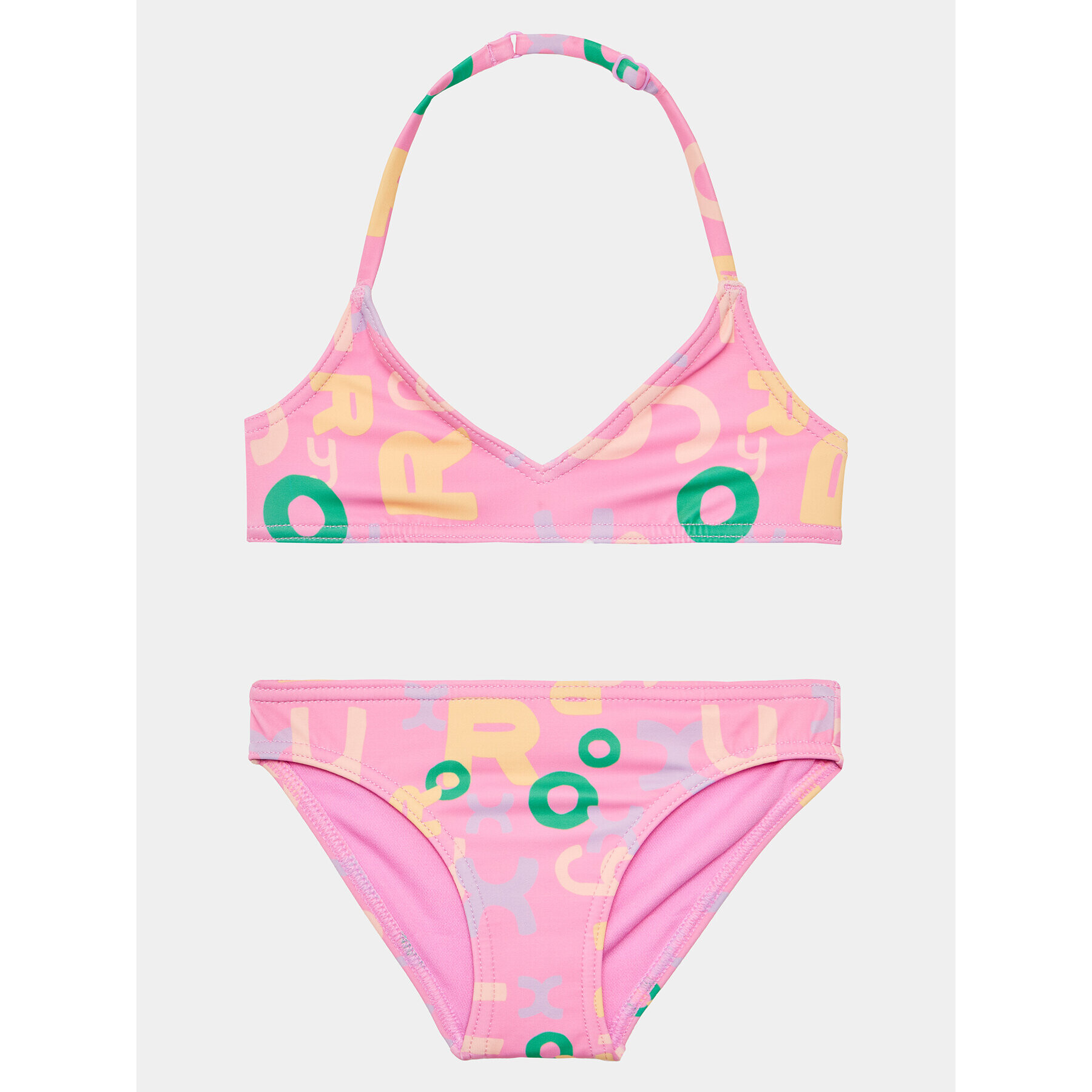 Roxy Бански костюм Funny Bambino ERLX203174 Розов - Pepit.bg