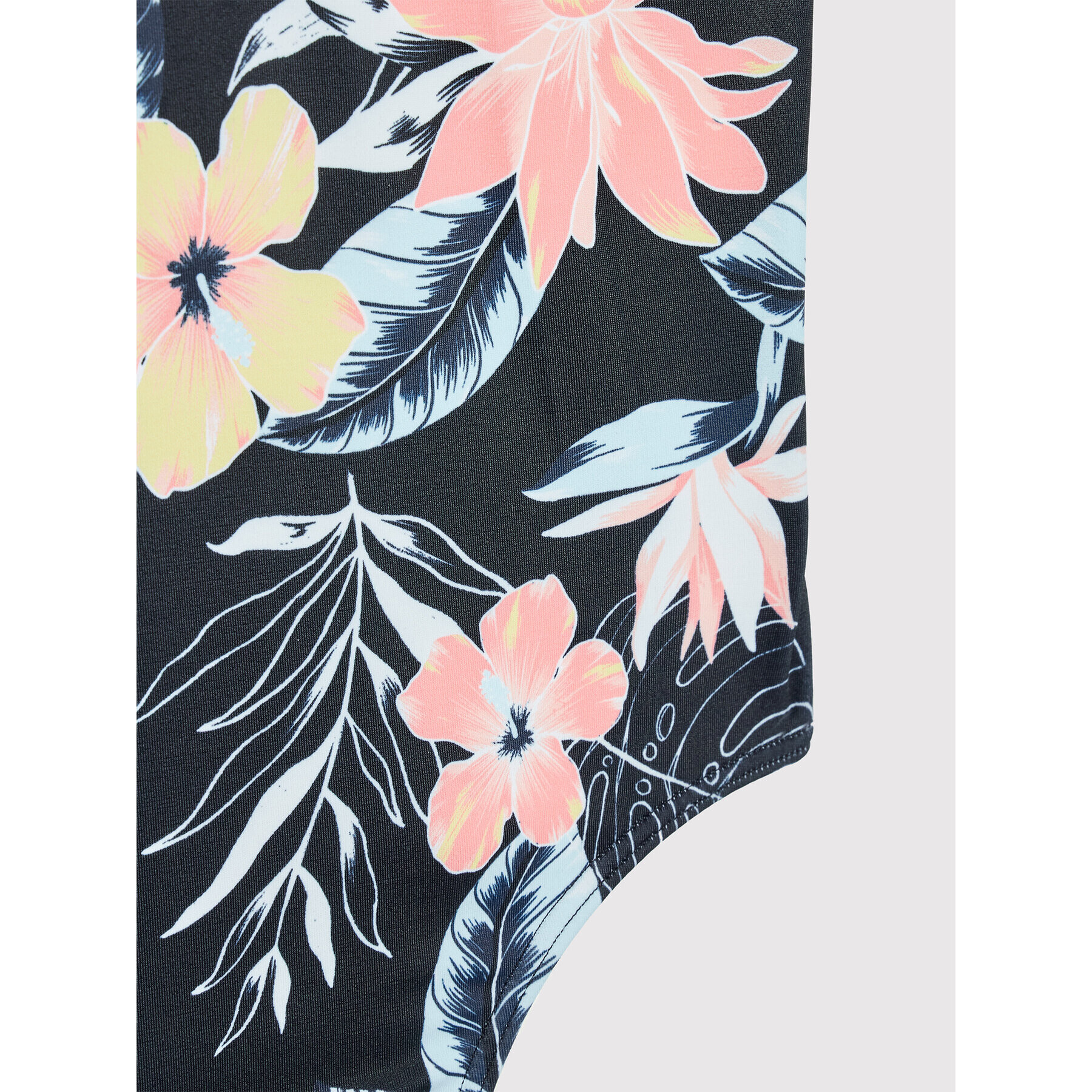 Roxy Бански костюм Flowers Addict ERGX103125 Черен - Pepit.bg