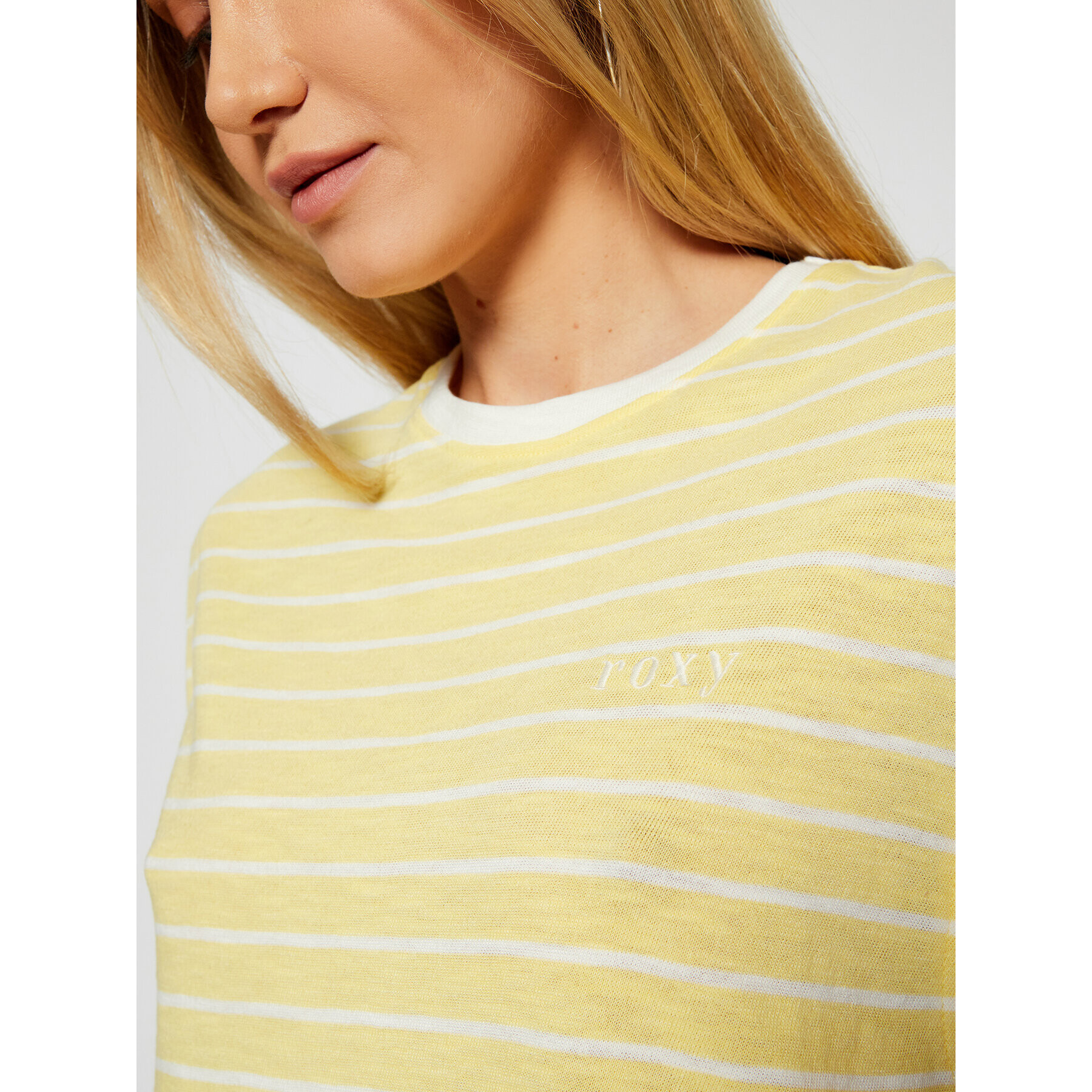Roxy Блуза Good Eyes ERJZT05125 Жълт Loose Fit - Pepit.bg
