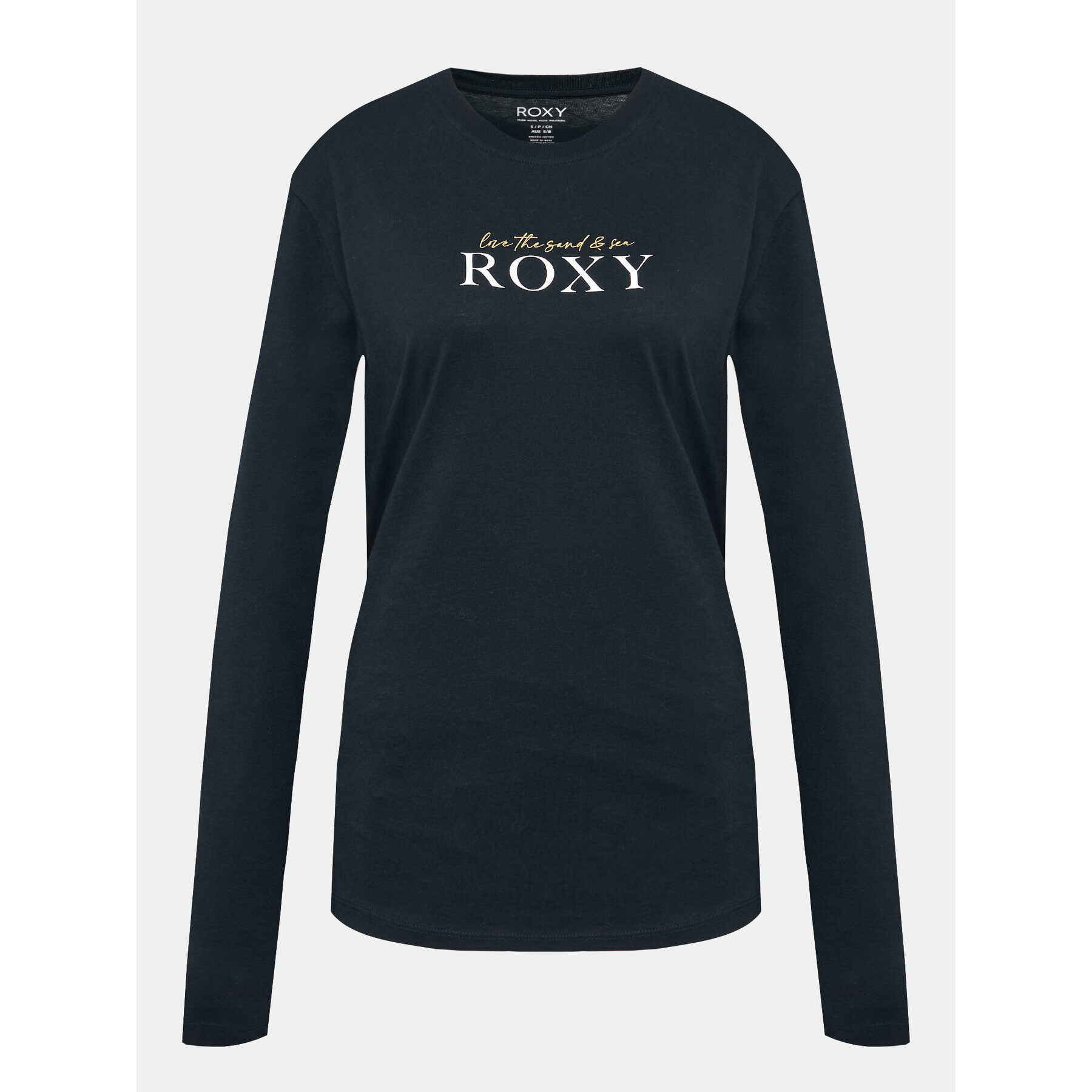 Roxy Блуза Im From The Atl Tees ERJZT05593 Сив Regular Fit - Pepit.bg