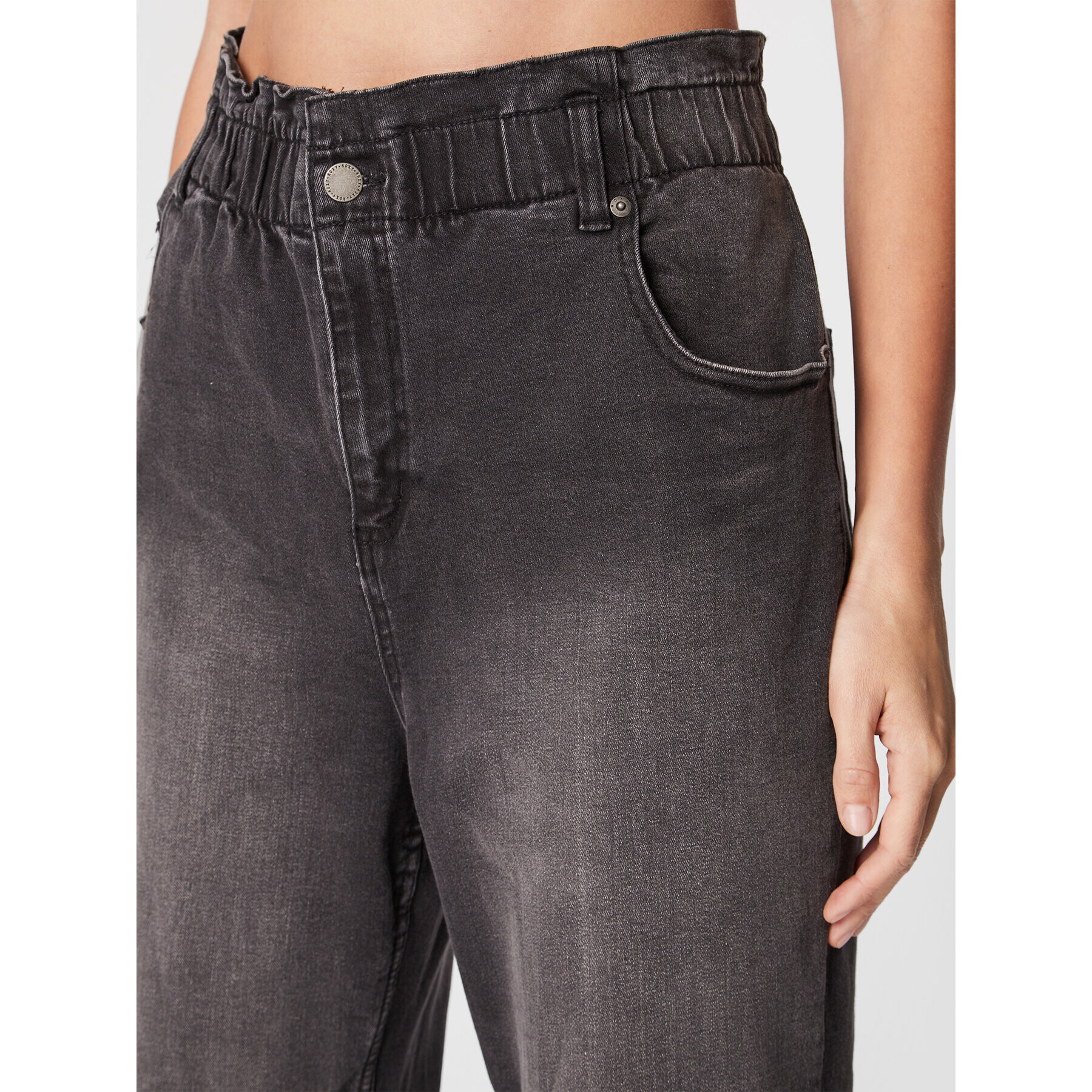 Roxy Дънки End Game ERJDP03281 Сив Relaxed Fit - Pepit.bg