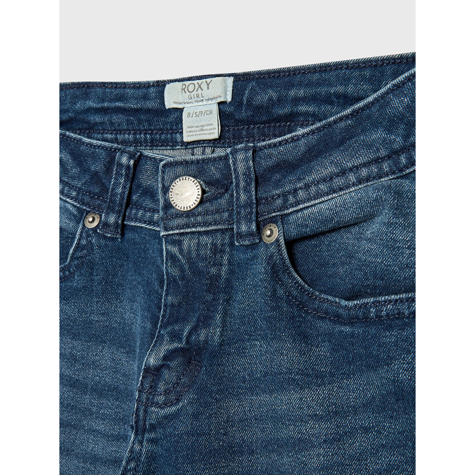 Roxy Дънки Think Twice ERGDP03070 Син Relaxed Fit - Pepit.bg