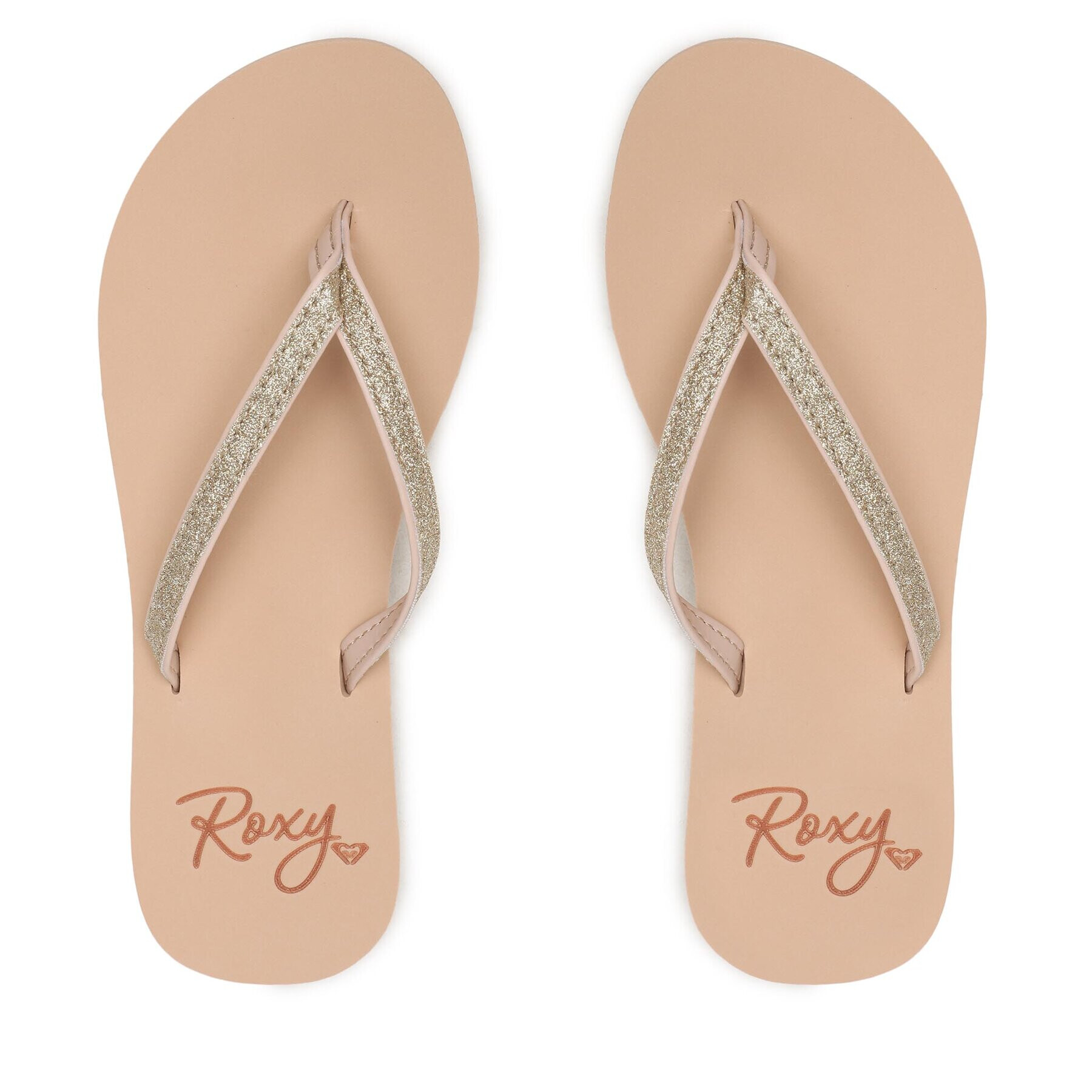 Roxy Джапанки ARJL100673 Златист - Pepit.bg