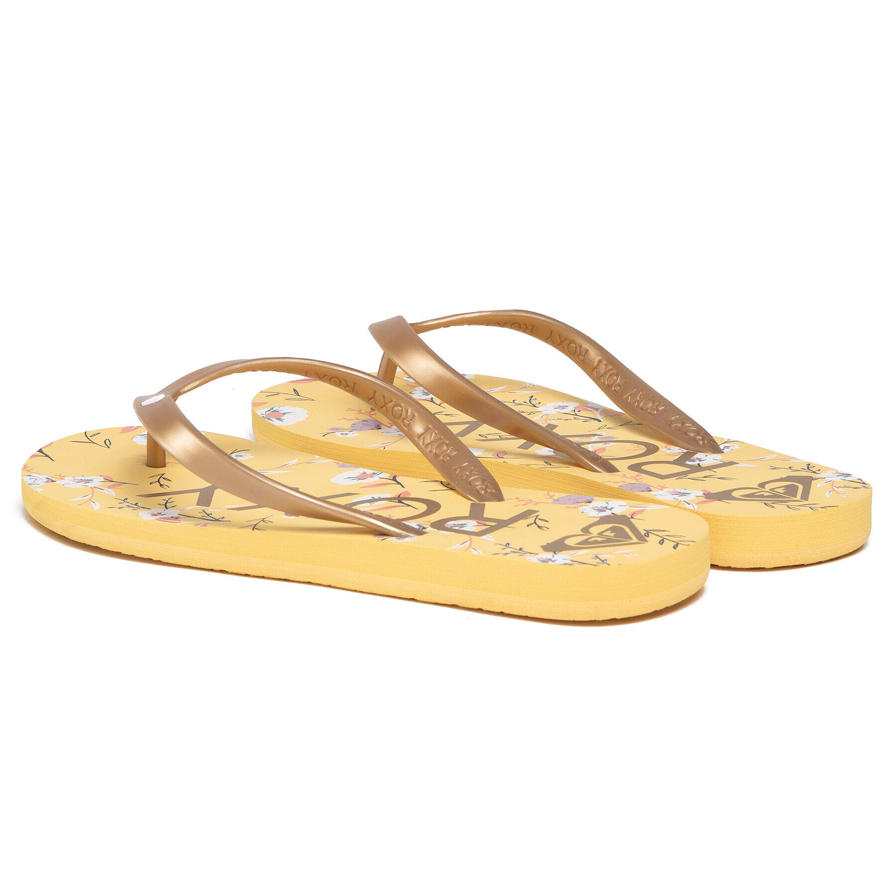 Roxy Джапанки ARJL100869 Златист - Pepit.bg