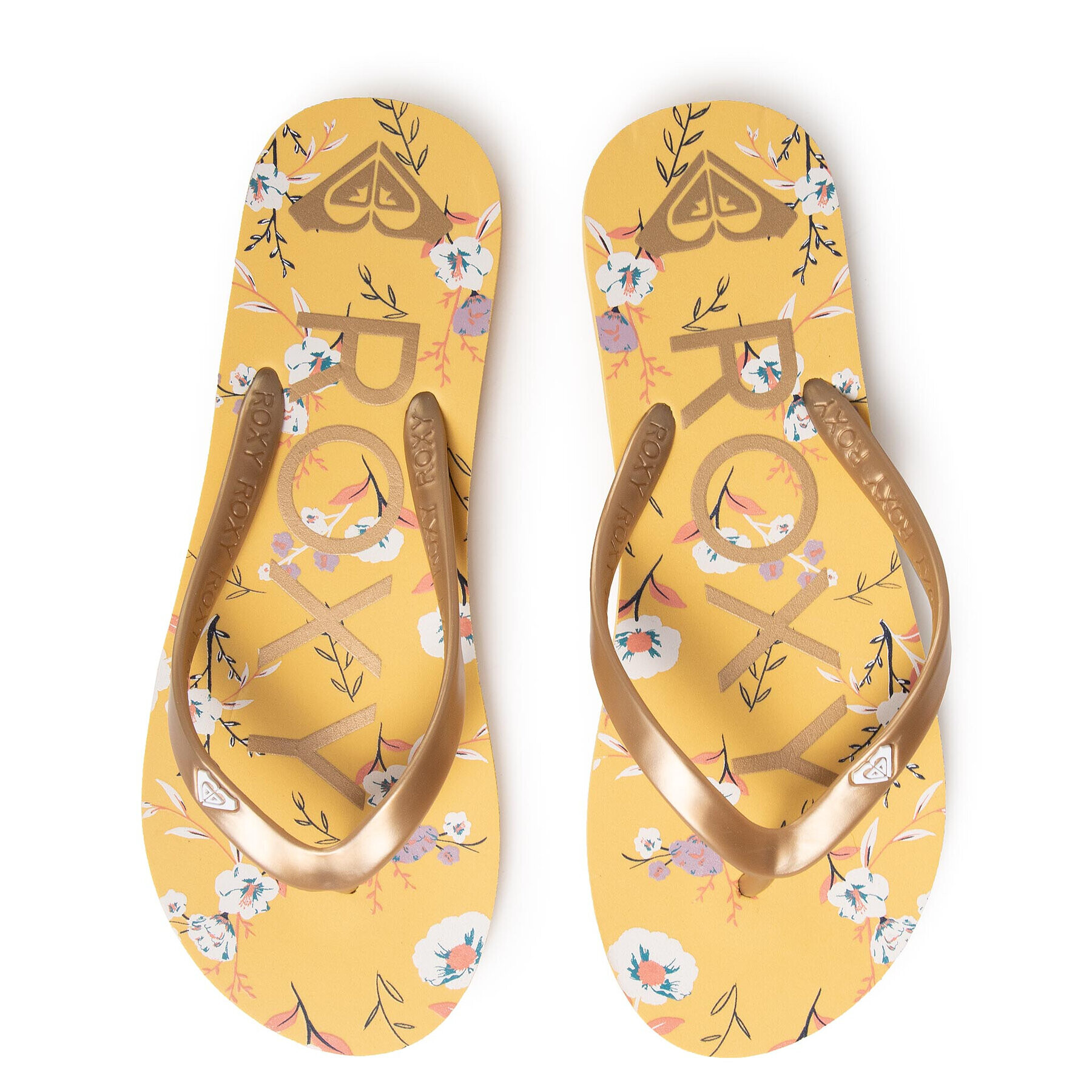 Roxy Джапанки ARJL100869 Златист - Pepit.bg