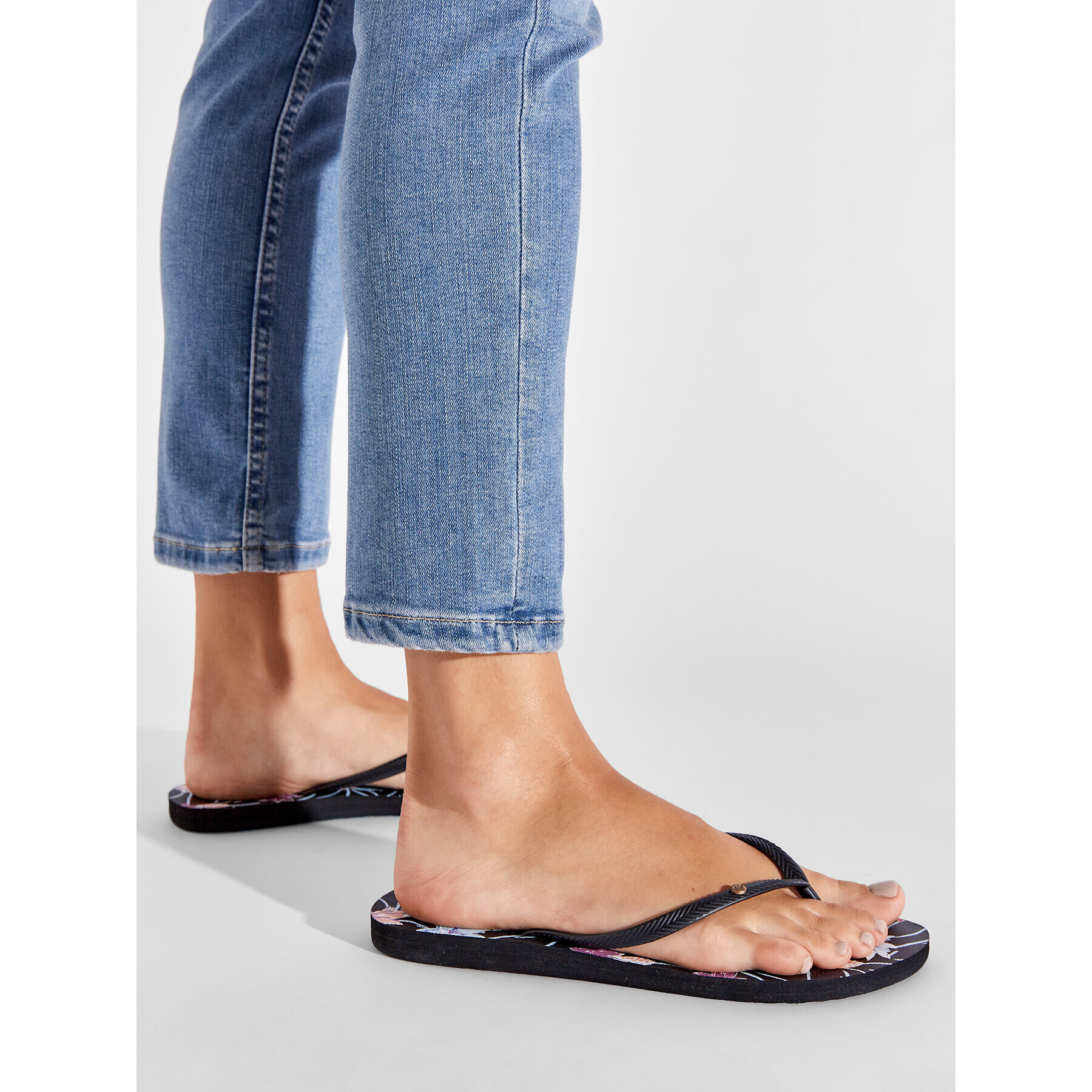 Roxy Джапанки ARJL100871 Черен - Pepit.bg