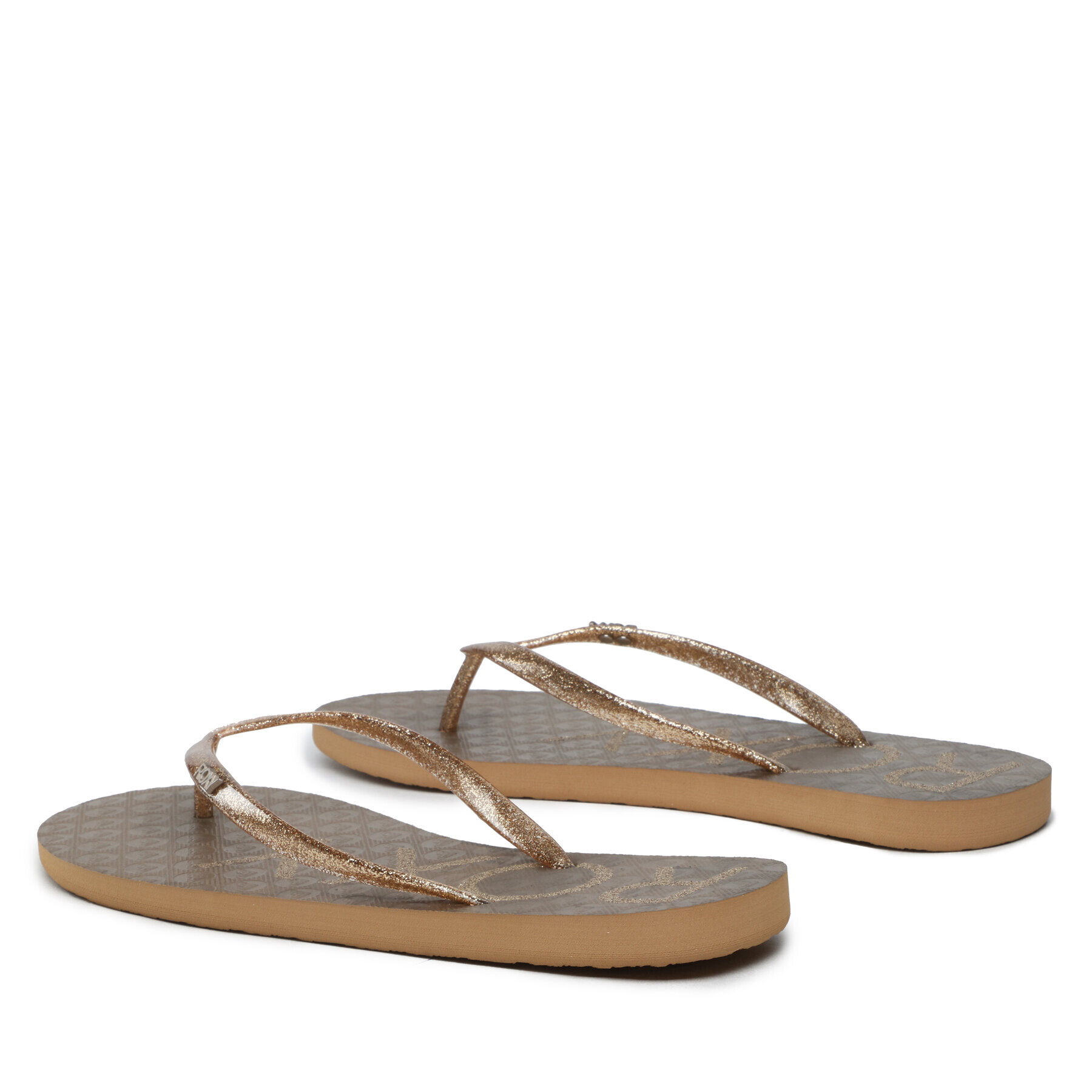 Roxy Джапанки ARJL100873 Златист - Pepit.bg