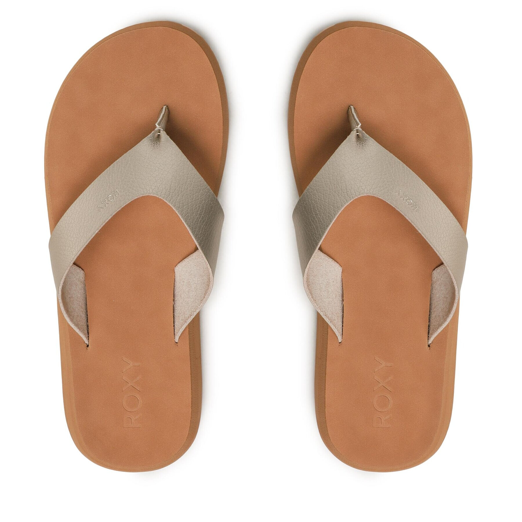 Roxy Джапанки ARJL101075 Златист - Pepit.bg