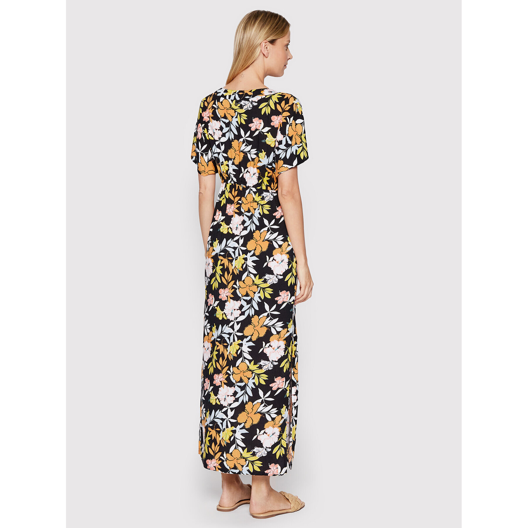 Roxy Ежедневна рокля Dynamite ERJWD03629 Черен Regular Fit - Pepit.bg