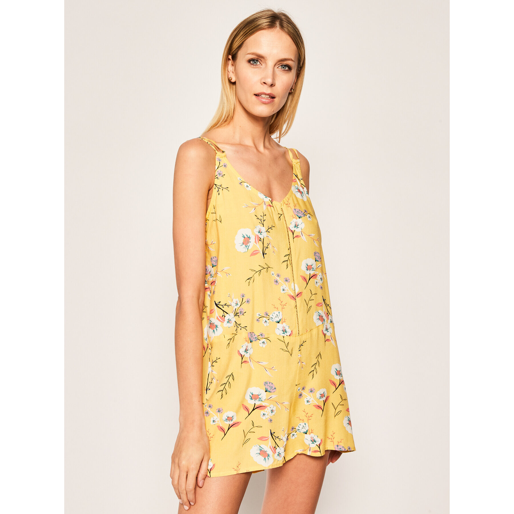 Roxy Гащеризон Blissing Me printed ERJWD03431 Жълт Regular Fit - Pepit.bg