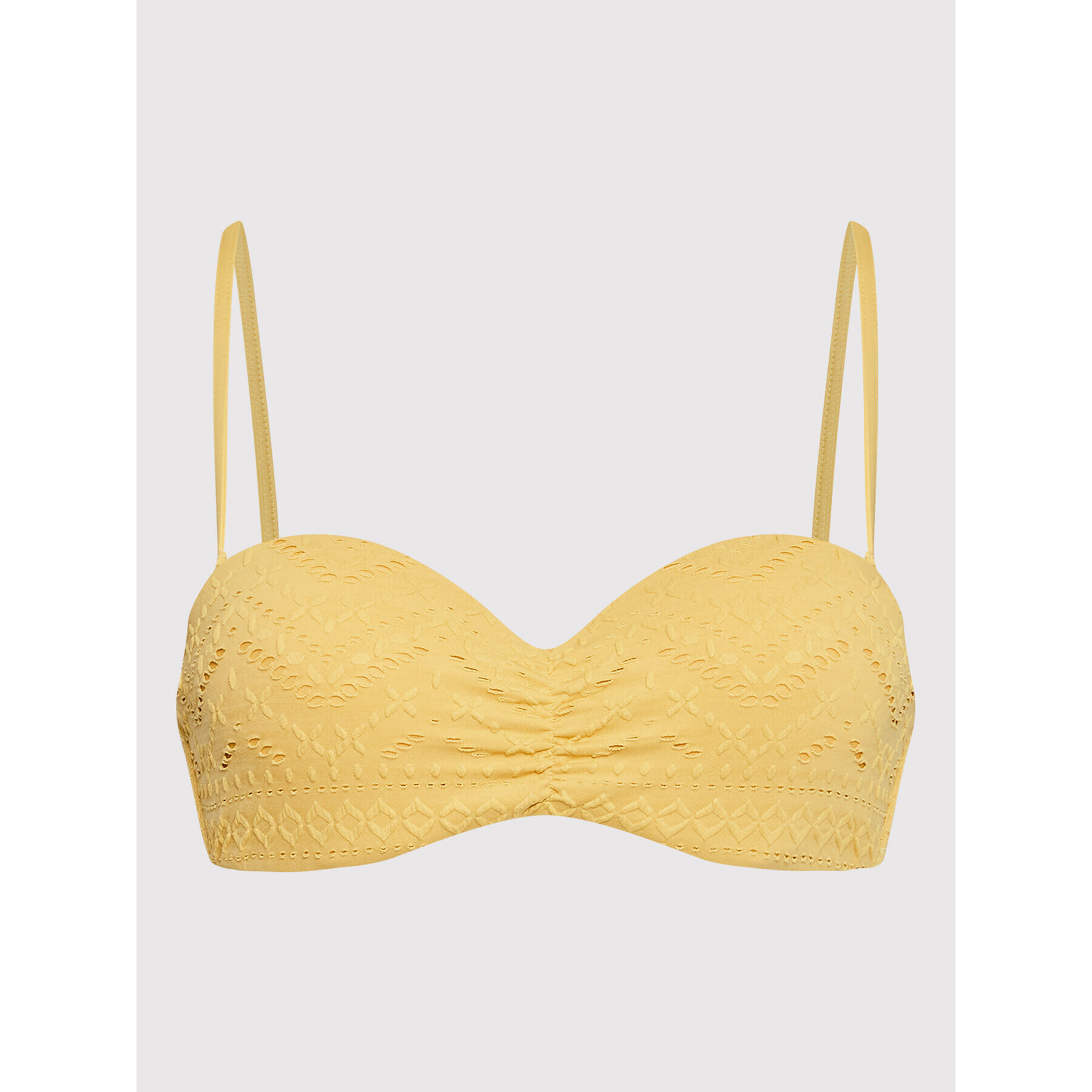 Roxy Горнище на бански Quiet Beauty ERJX304650 Жълт - Pepit.bg