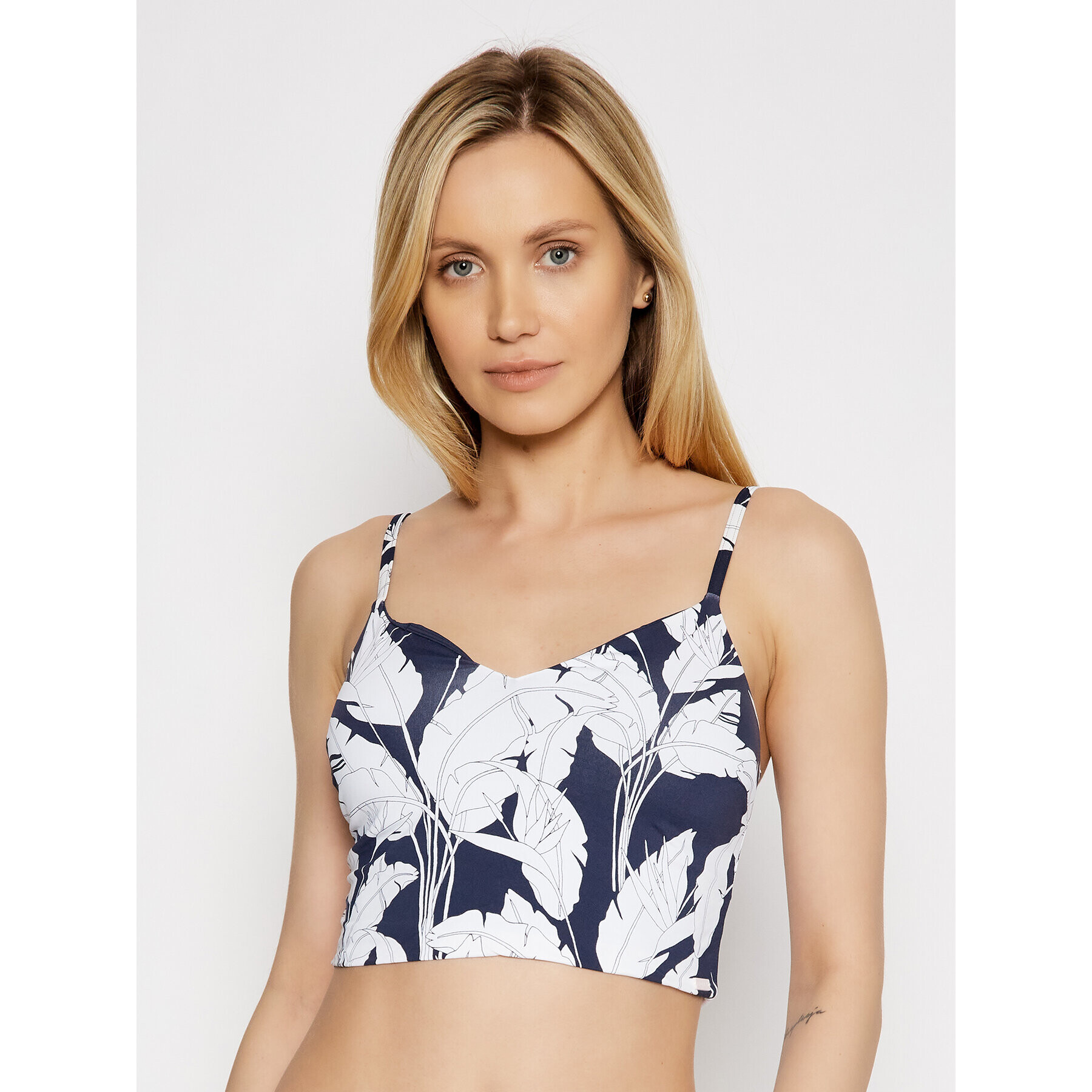 Roxy Горнище на бански Beach Classics Tankini ERJX304074 Тъмносин - Pepit.bg