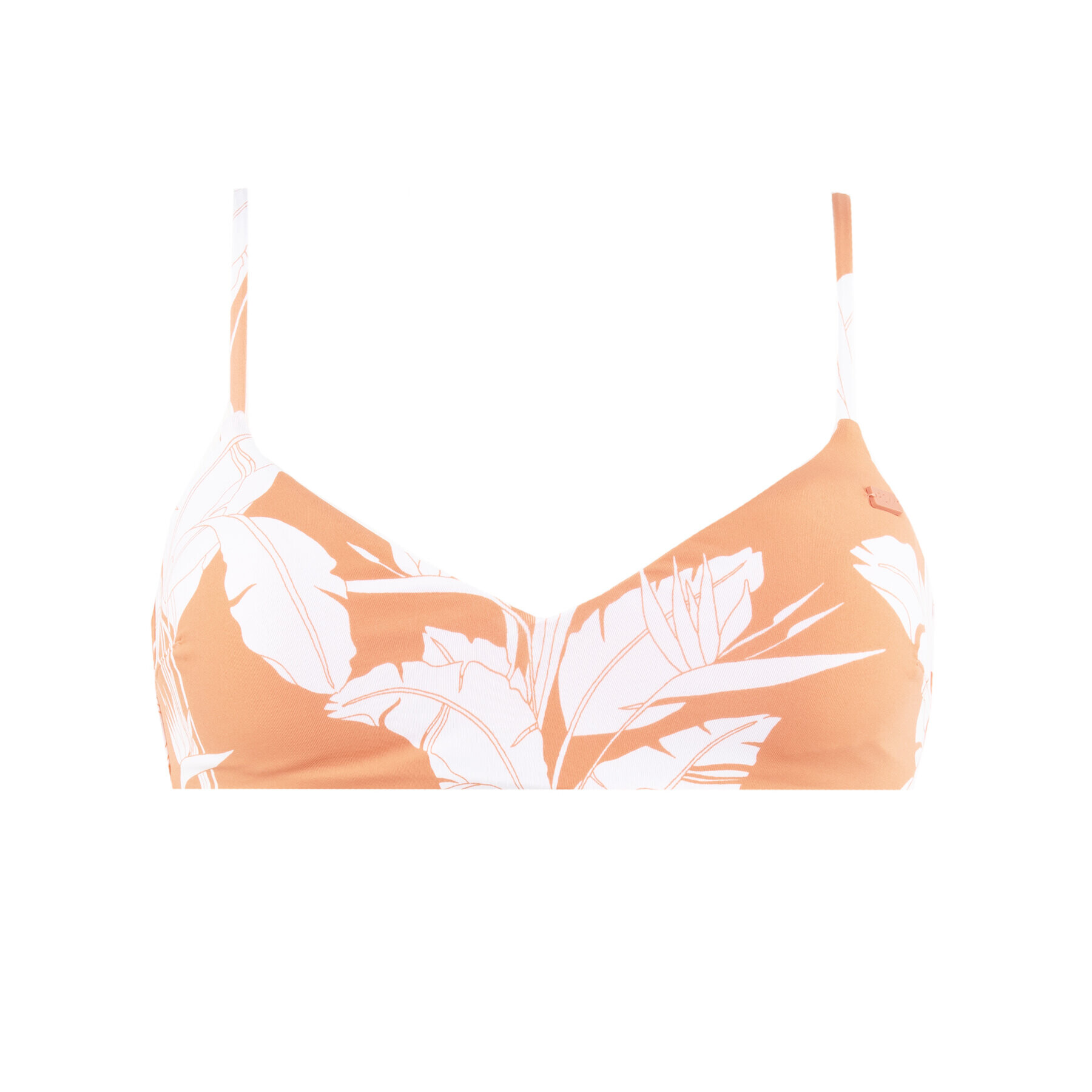 Roxy Горнище на бански Printed Beach Classics Athletic Triangle ERJX304071 Бежов - Pepit.bg