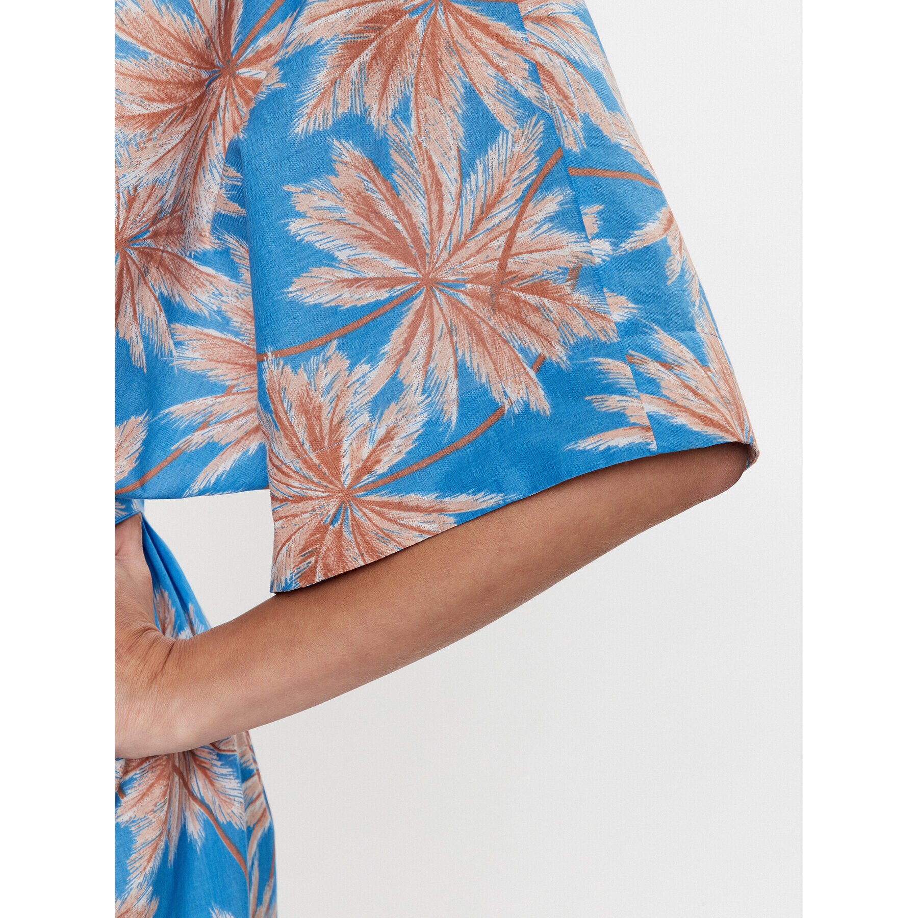 Roxy Кимоно Sunny Moments ERJX603338 Син Relaxed Fit - Pepit.bg