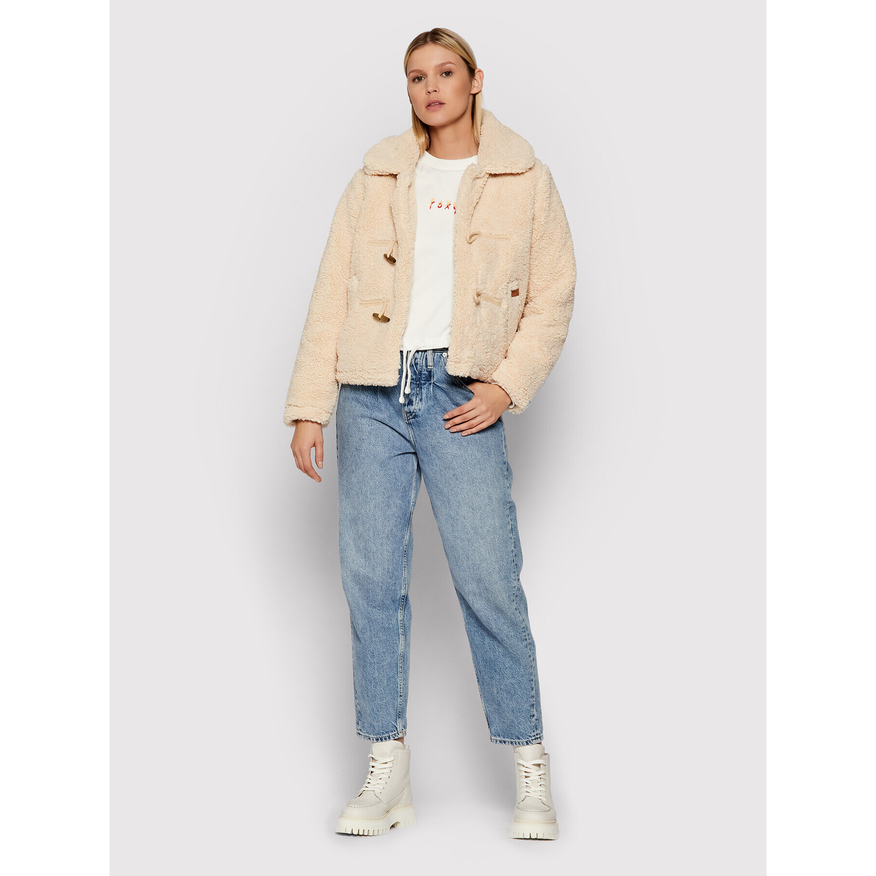 Roxy Кожух Raise The Bar ERJJK03457 Бежов Regular Fit - Pepit.bg