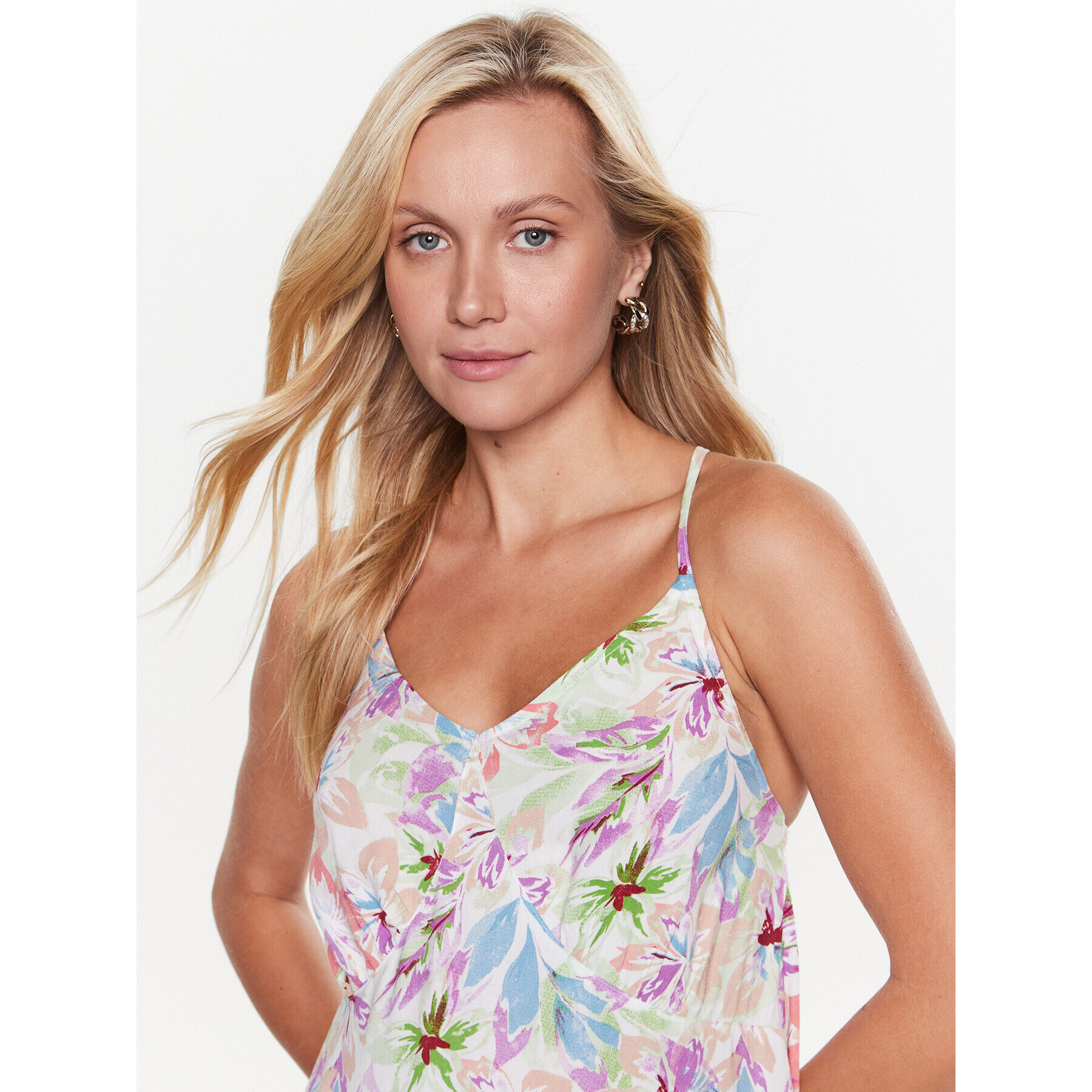 Roxy Лятна рокля ERJWD03692 Цветен Regular Fit - Pepit.bg