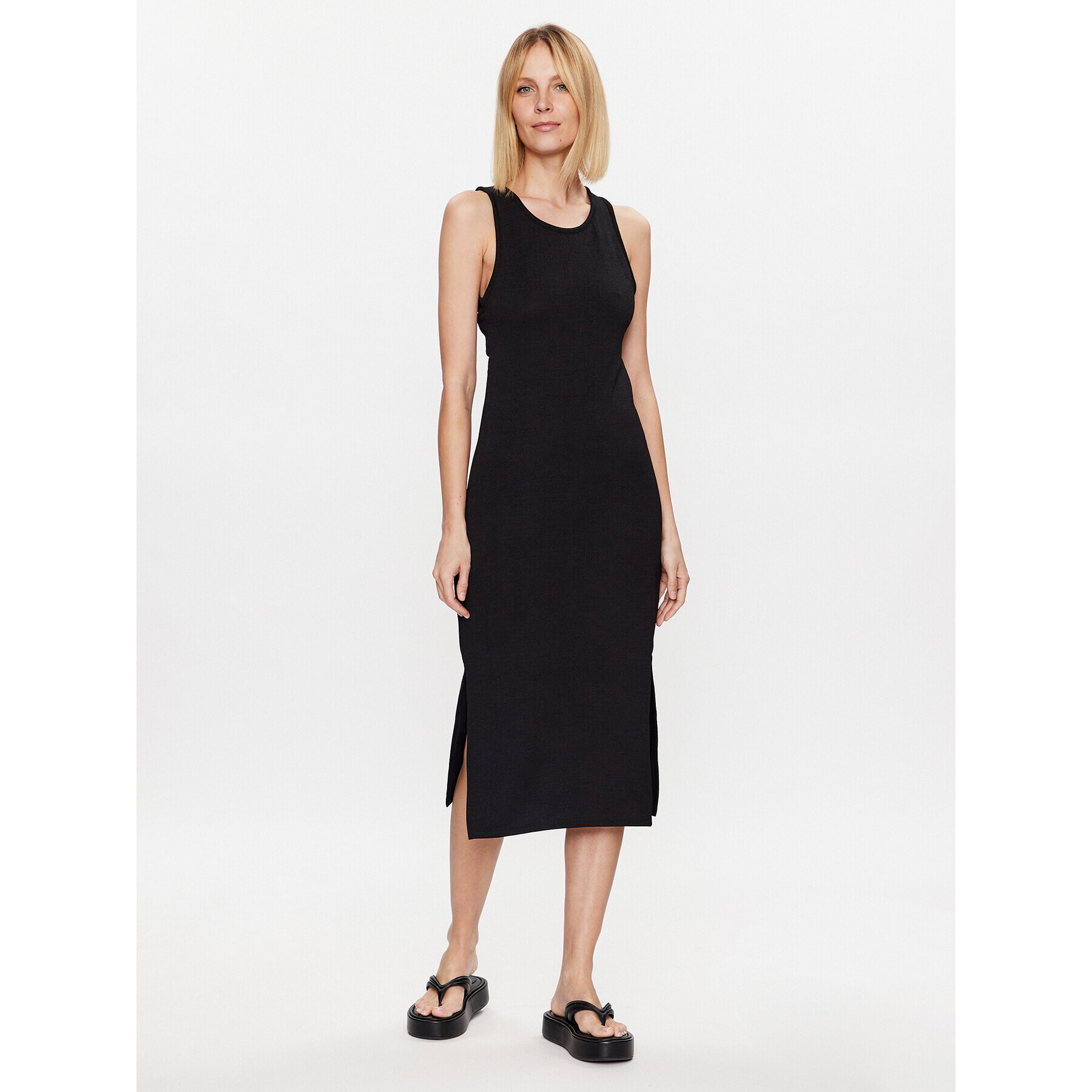 Roxy Лятна рокля Good Keepsake ARJKD03270 Черен Slim Fit - Pepit.bg