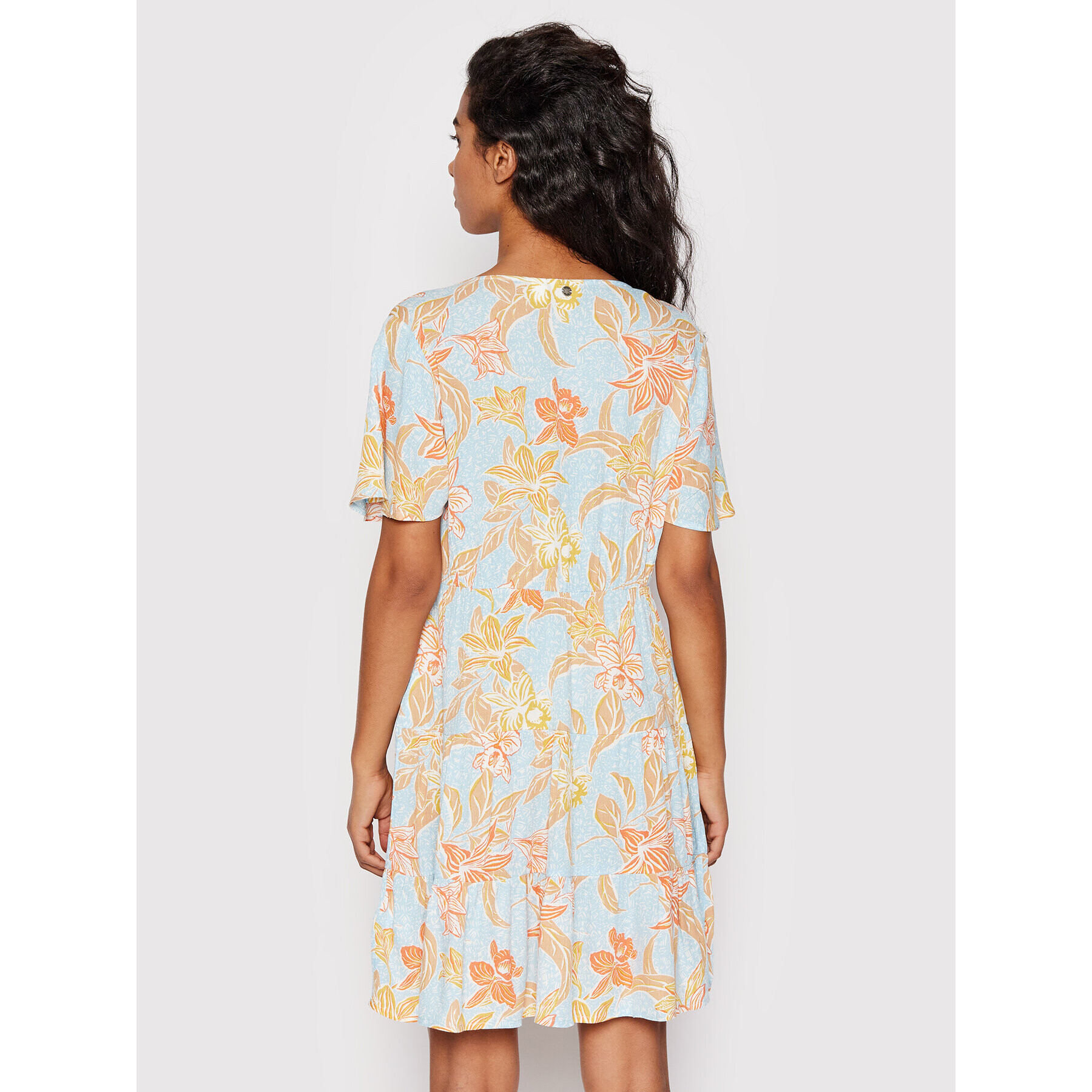 Roxy Лятна рокля Sunny Summer ERJWD03631 Син Regular Fit - Pepit.bg
