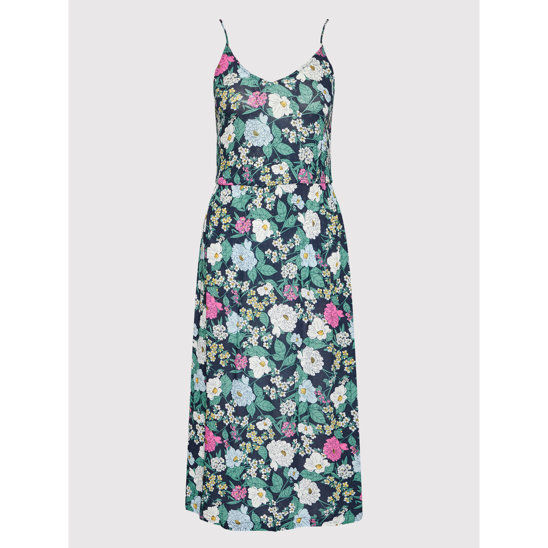 Roxy Лятна рокля Strappy ERJWD03620 Зелен Regular Fit - Pepit.bg