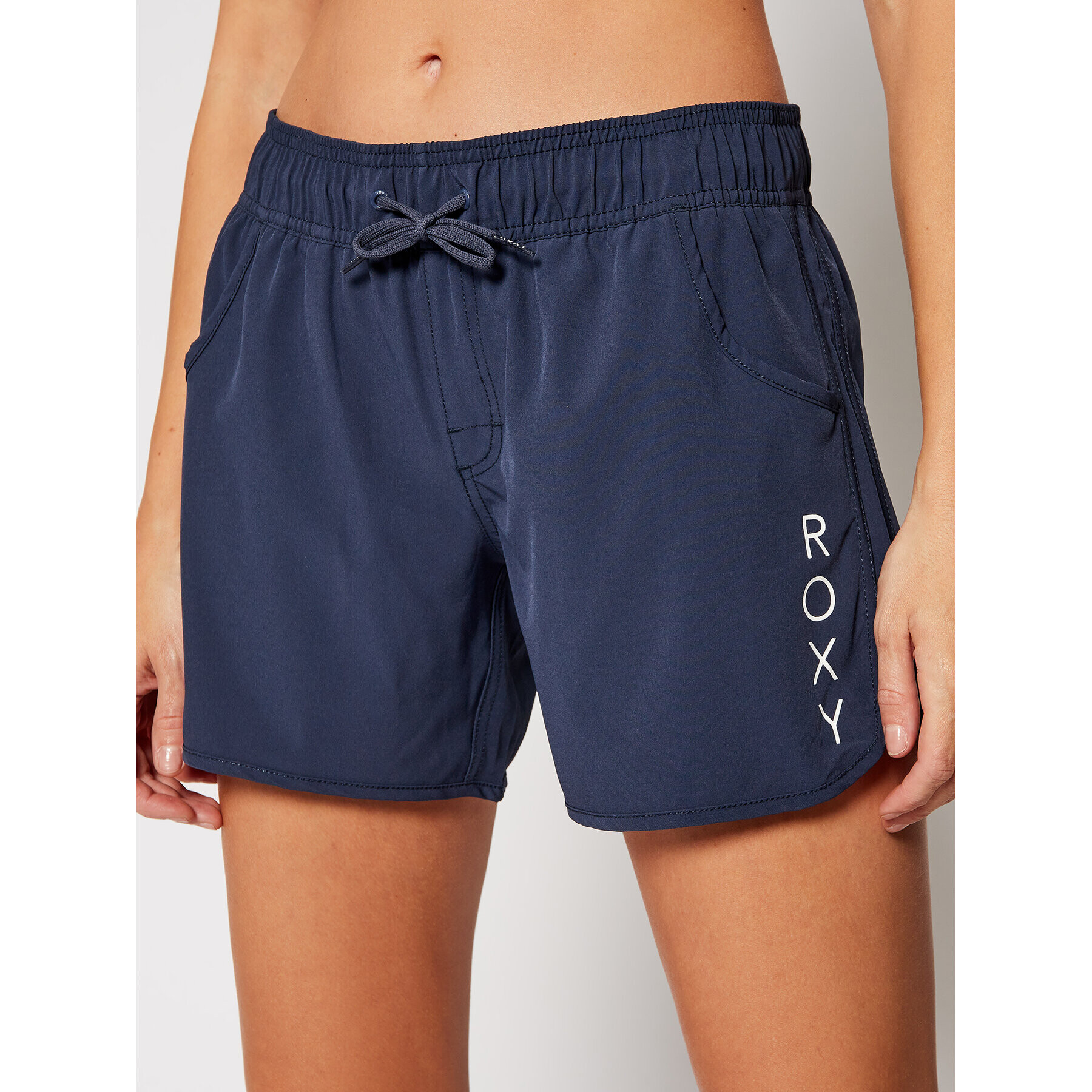 Roxy Плажни шорти Classics 5 Inch ERJBS03139 Тъмносин Regular Fit - Pepit.bg