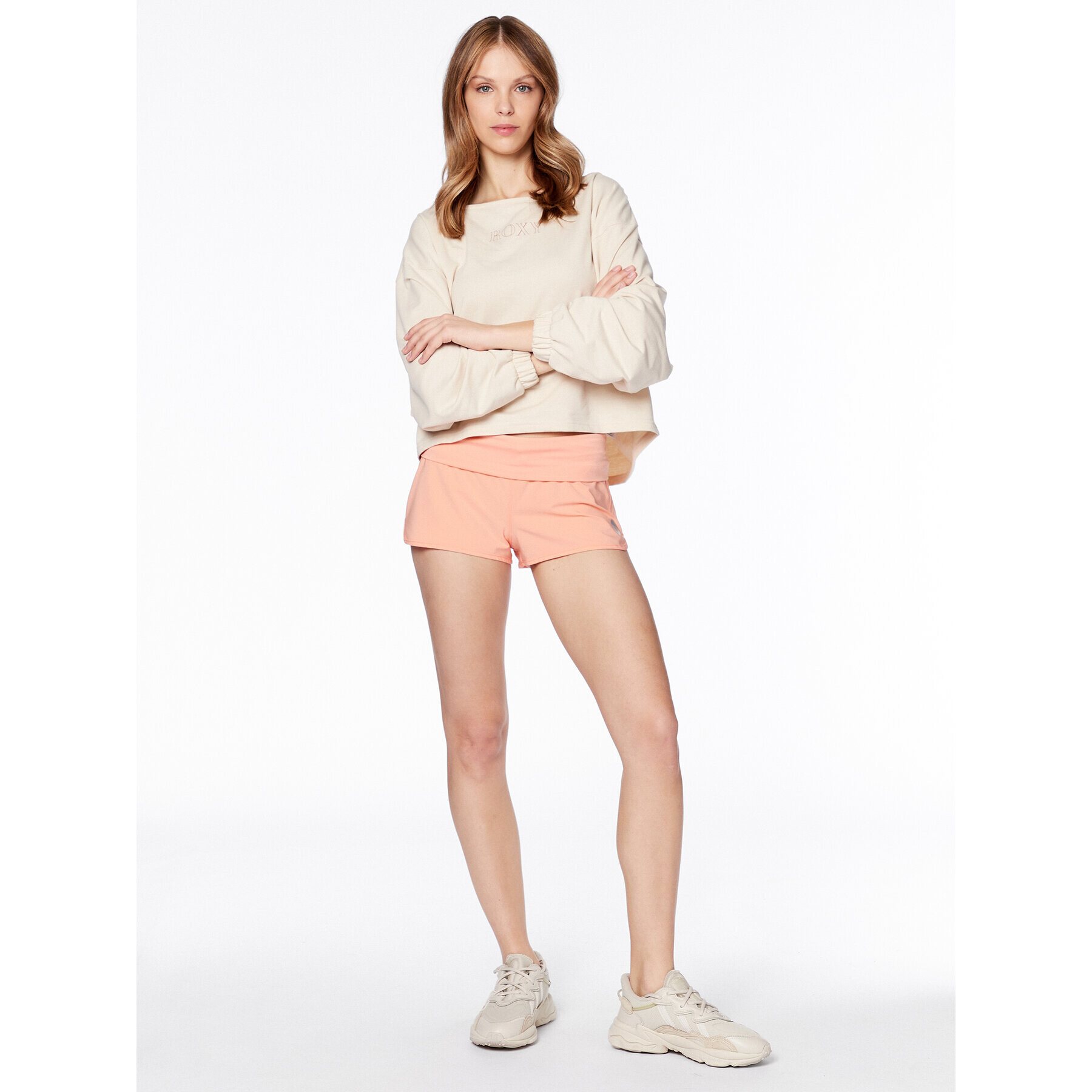 Roxy Плажни шорти ERJBS03078 Оранжев Regular Fit - Pepit.bg