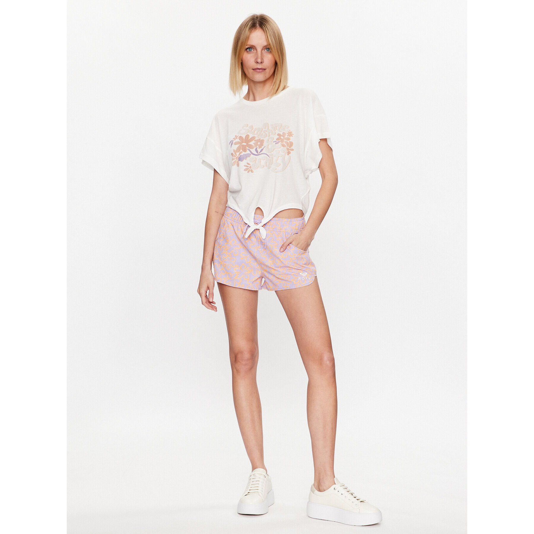 Roxy Плажни шорти ERJBS03230 Розов Regular Fit - Pepit.bg