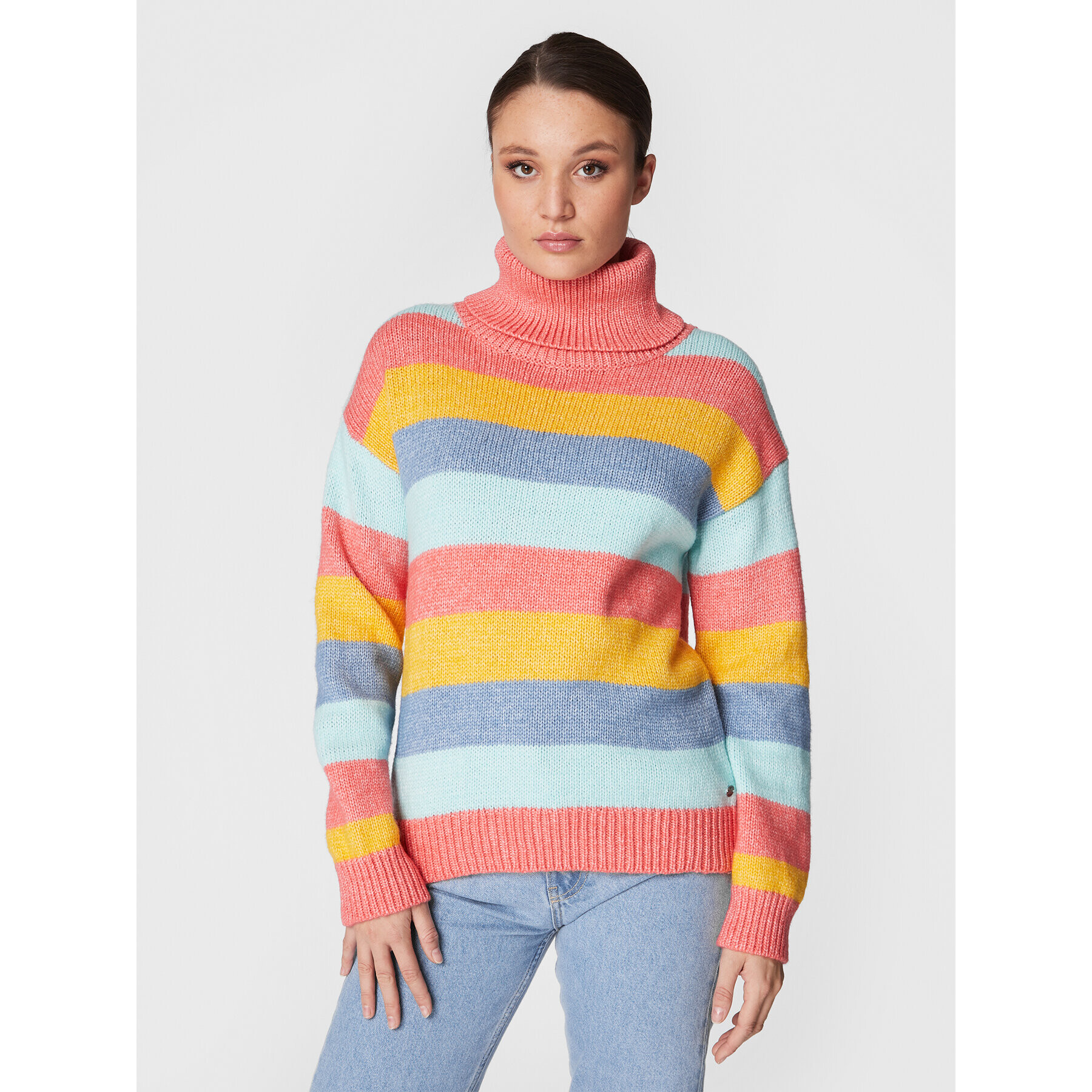 Roxy Поло Dreaming Night ERJSW03527 Цветен Relaxed Fit - Pepit.bg
