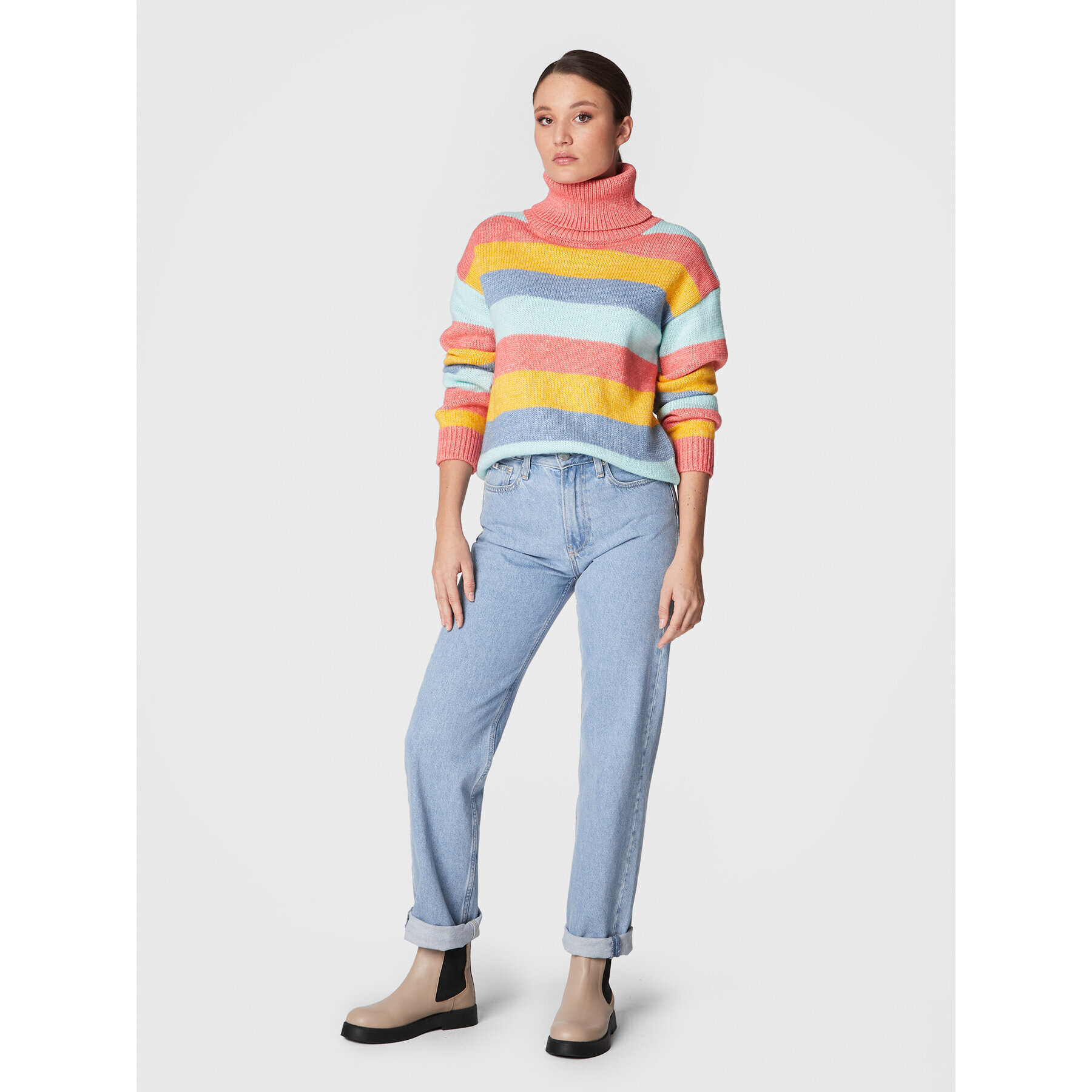 Roxy Поло Dreaming Night ERJSW03527 Цветен Relaxed Fit - Pepit.bg