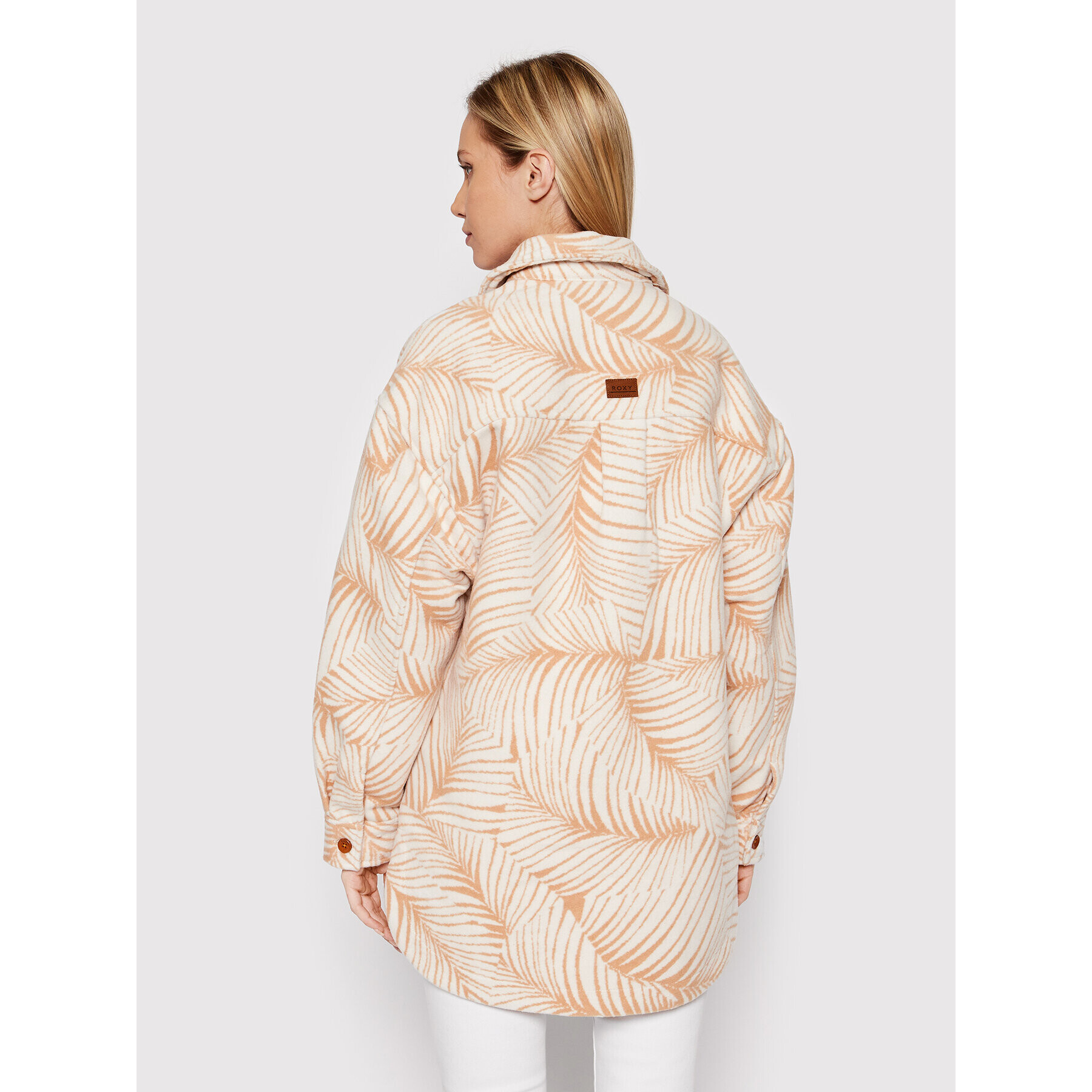Roxy Преходно яке Sound Of The Sea ERJJK03477 Бежов Relaxed Fit - Pepit.bg