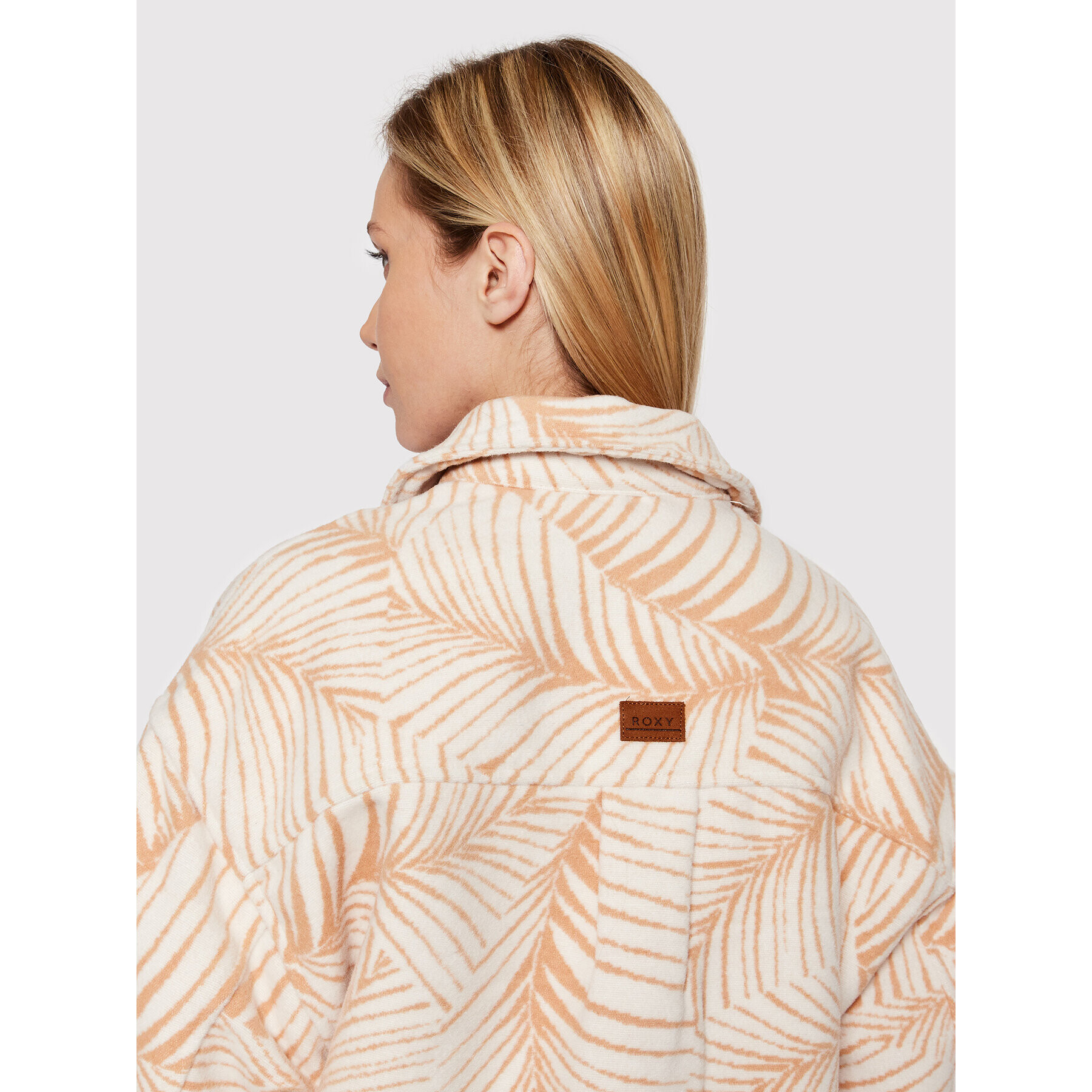 Roxy Преходно яке Sound Of The Sea ERJJK03477 Бежов Relaxed Fit - Pepit.bg