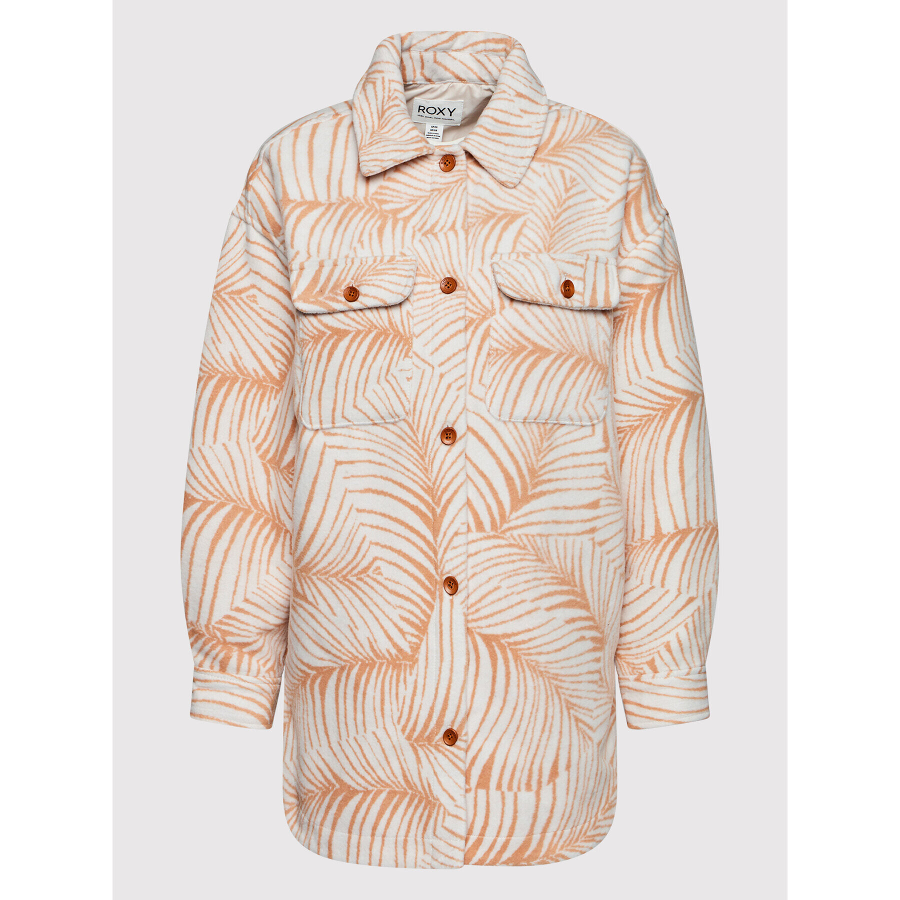 Roxy Преходно яке Sound Of The Sea ERJJK03477 Бежов Relaxed Fit - Pepit.bg