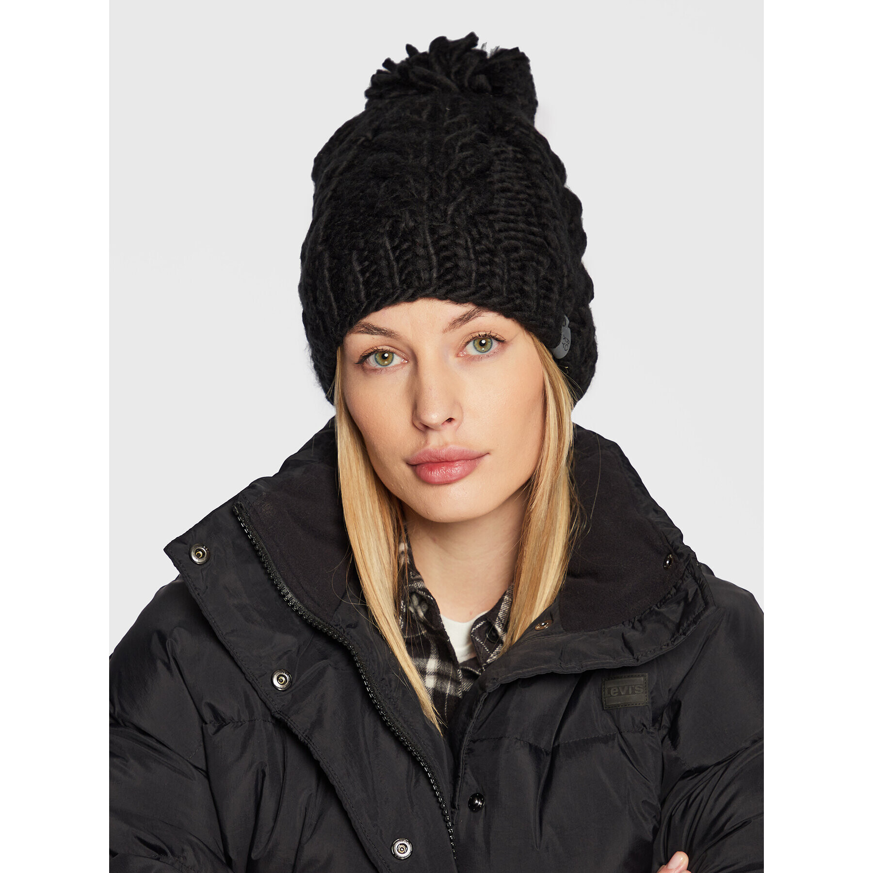 Roxy Шапка ERJHA04014 Черен - Pepit.bg